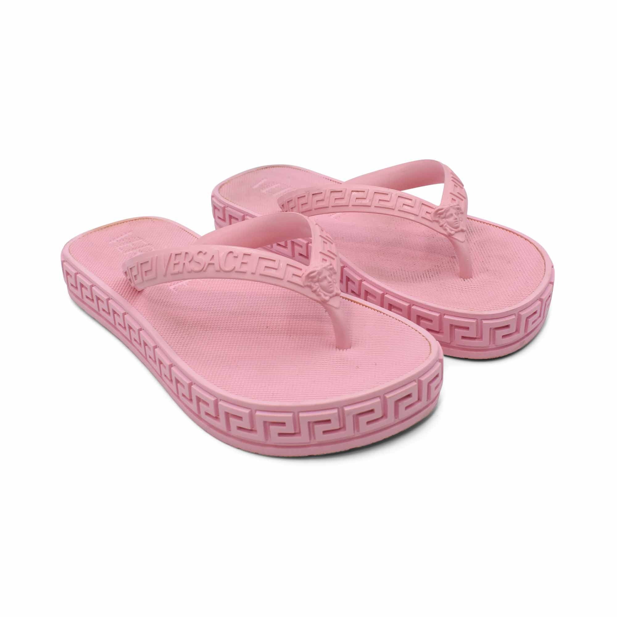Versace 'Greca' Flip-Flop Sandals - Women's 35
