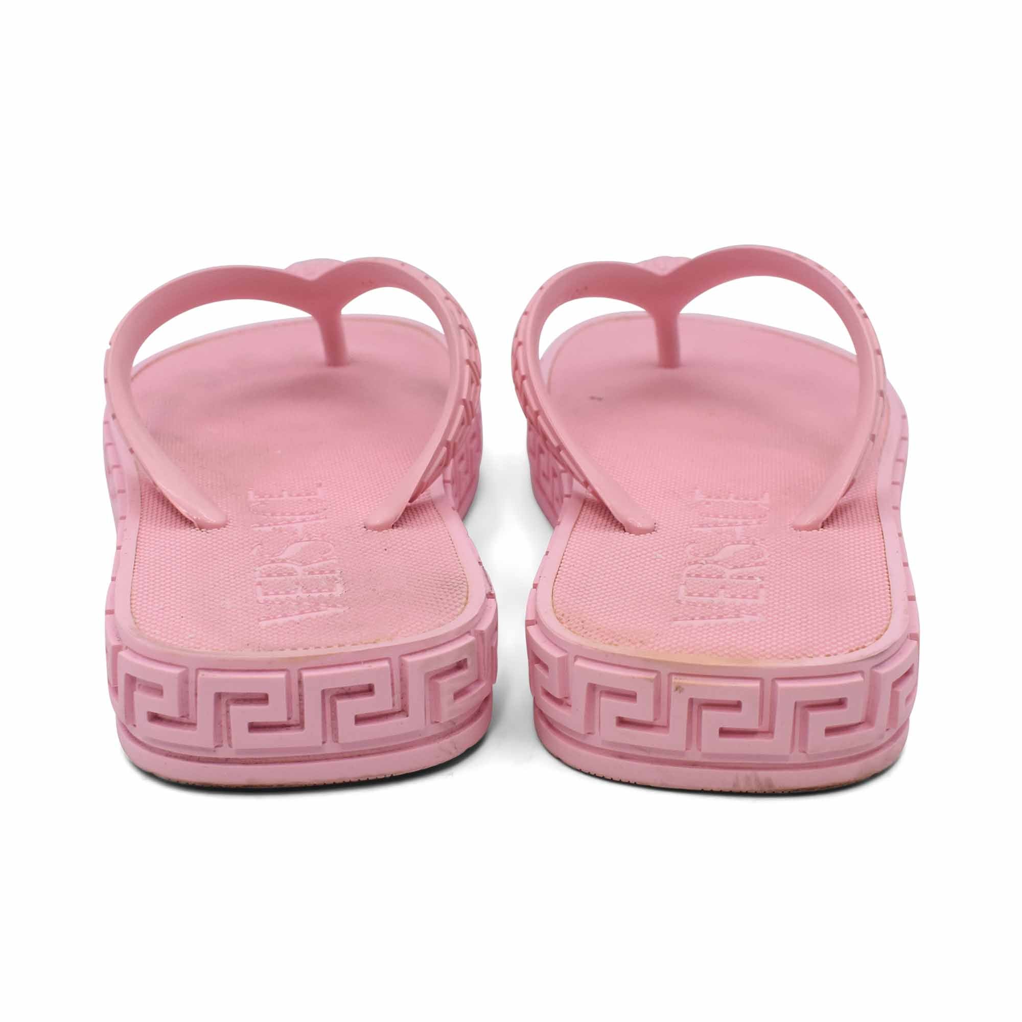 Versace 'Greca' Flip-Flop Sandals - Women's 35