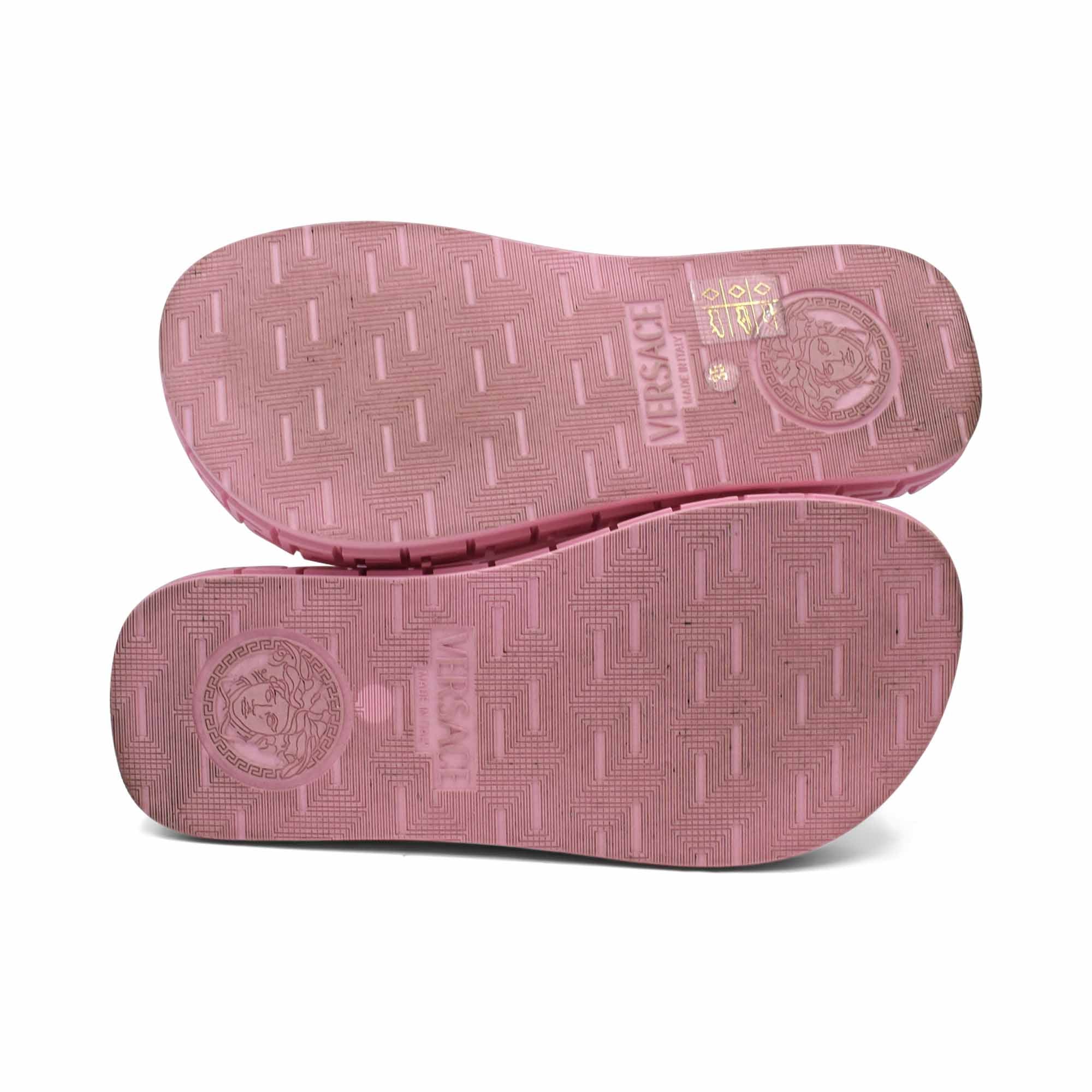 Versace 'Greca' Flip-Flop Sandals - Women's 35