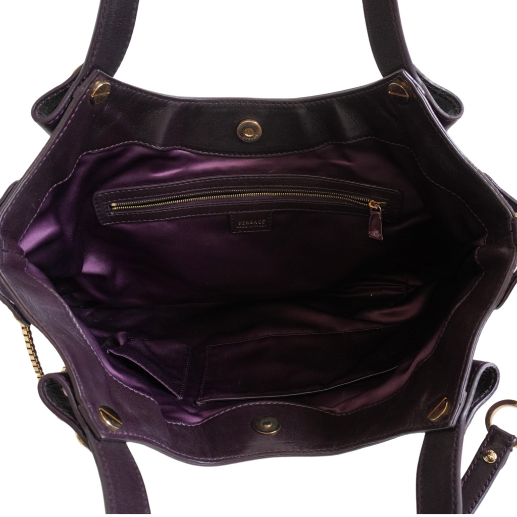 Versace 'Amethyst Eel' Shoulder Bag