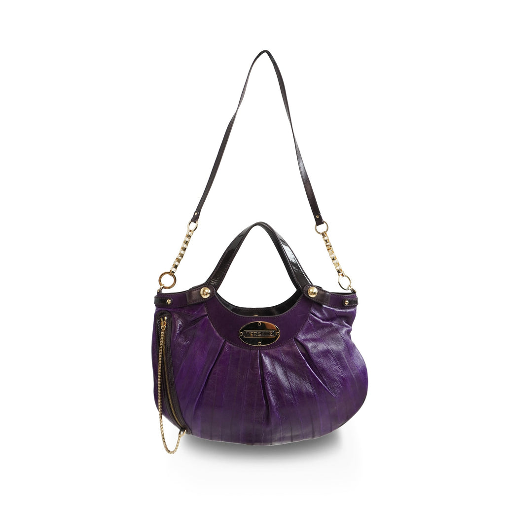 Versace 'Amethyst Eel' Shoulder Bag