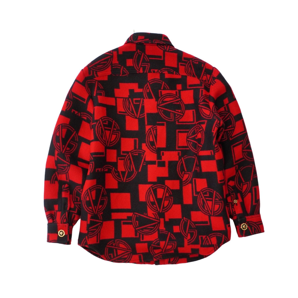 Versace 'GV Logo' Felt Jacket - Men's 48