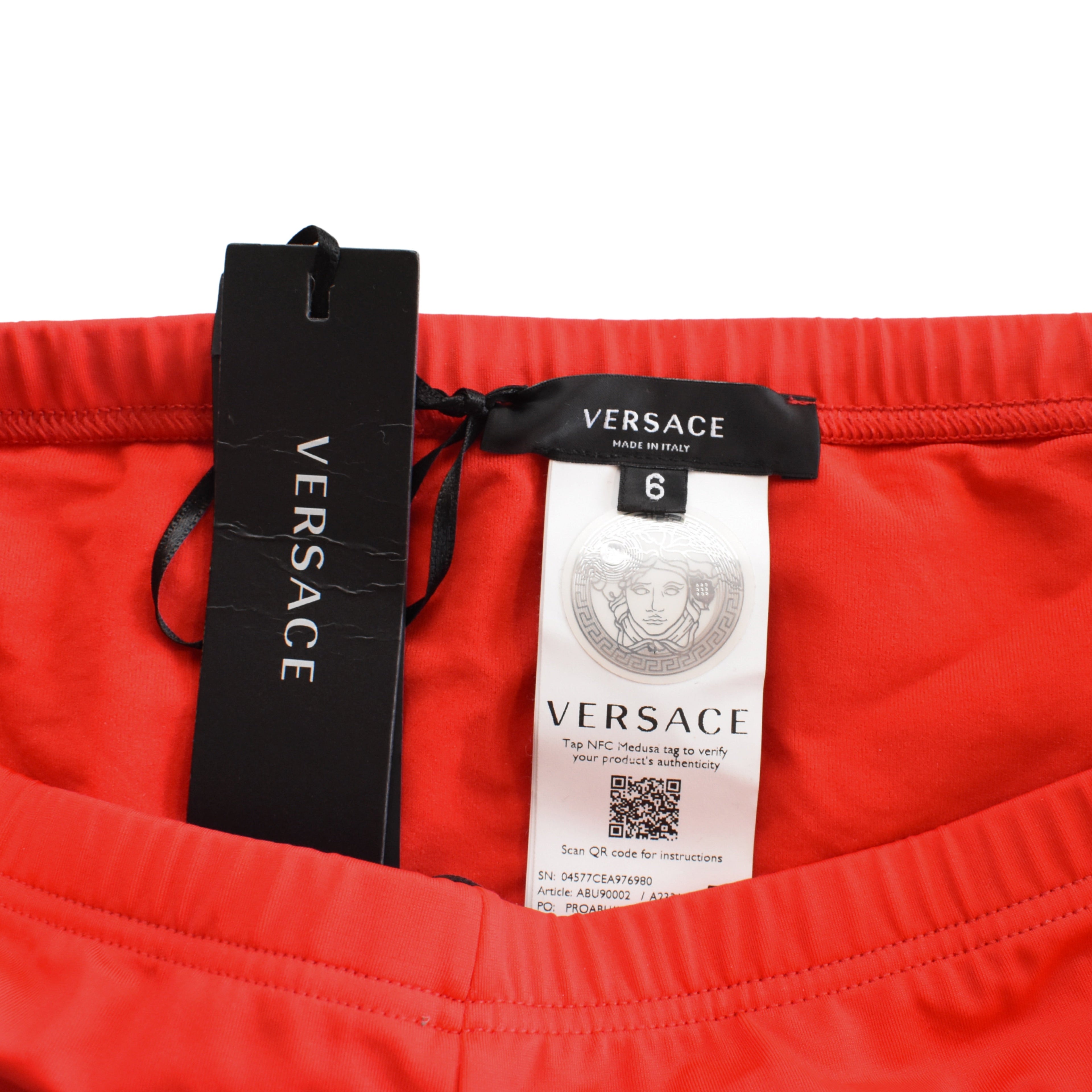 Versace Logo Swim Bottoms - Men's 6