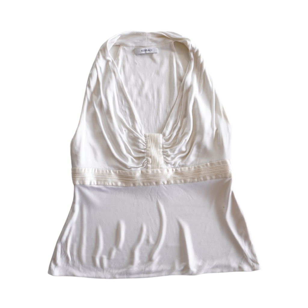 Versace Pleated Tank Top - Women's 44