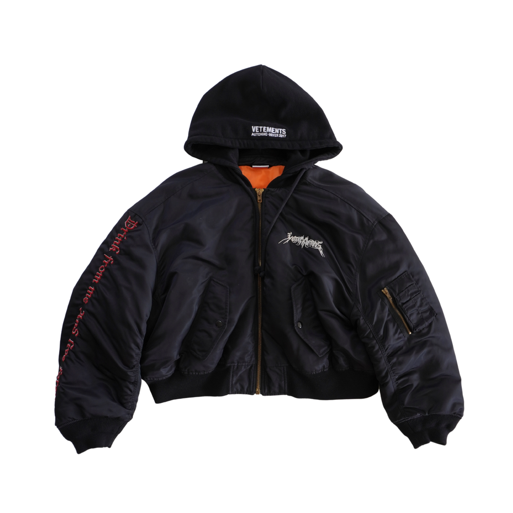 Vetements 'TFD' Bomber Jacket - Women's Size L