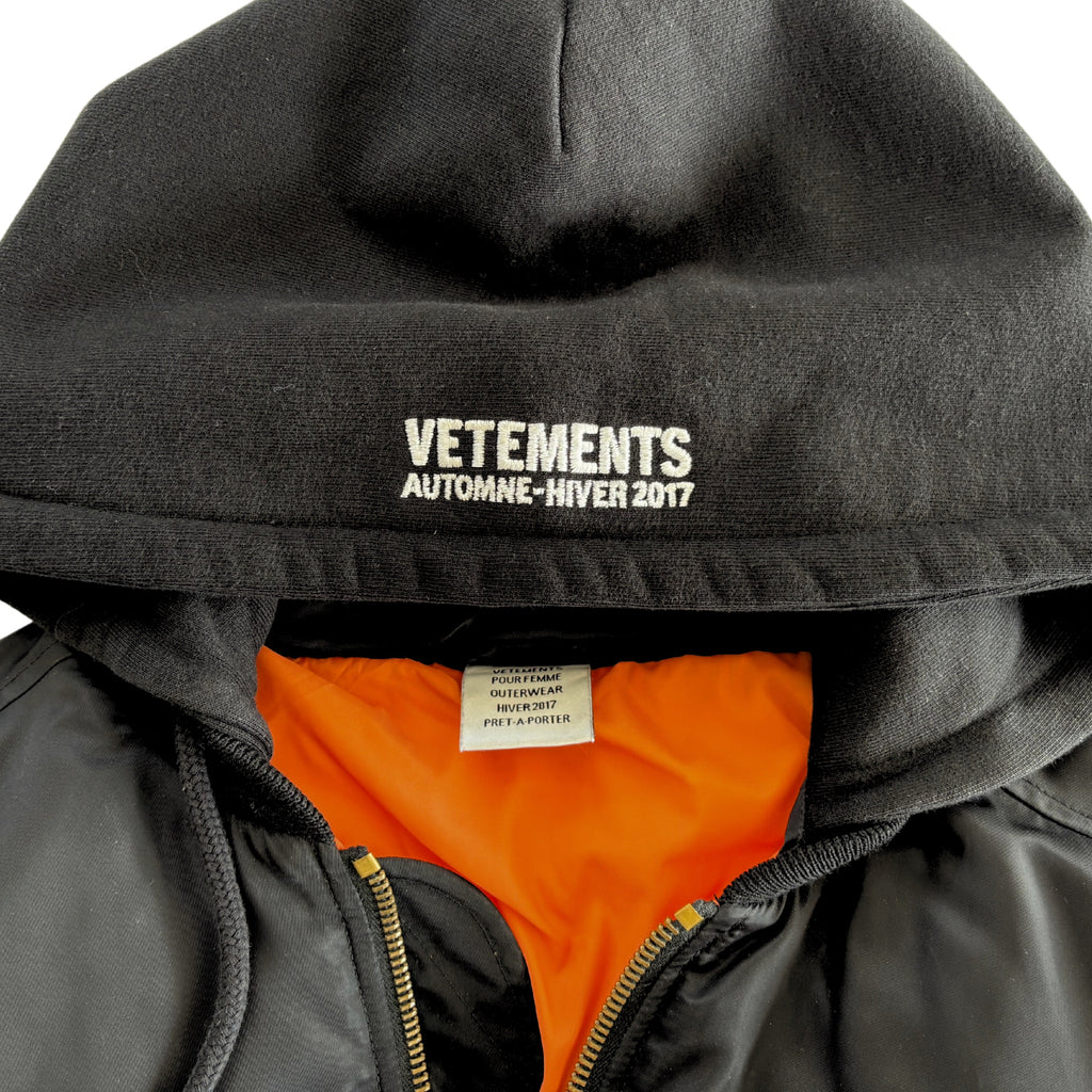 Vetements 'TFD' Bomber Jacket - Women's Size L