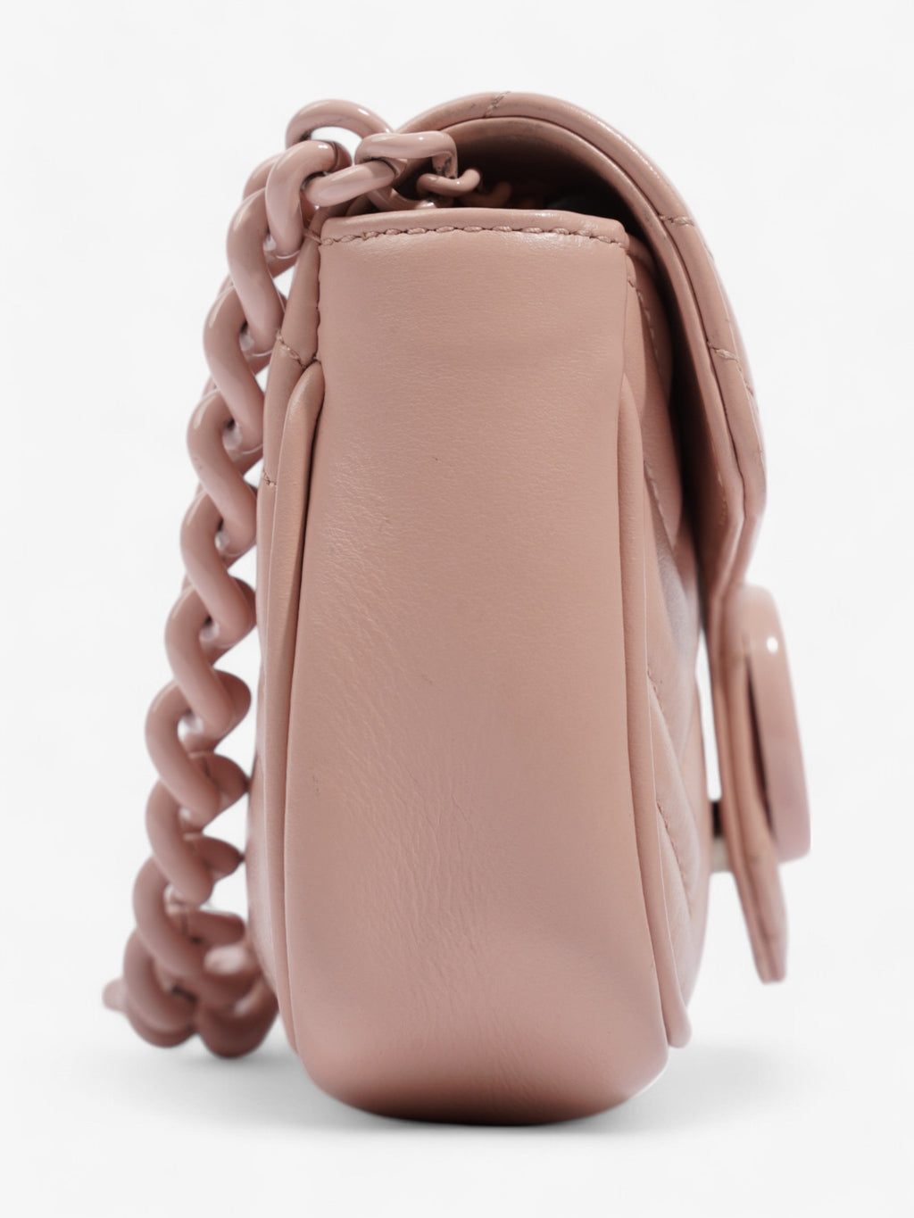 Gucci GG Marmont Belt Bag Baby Pink Matelasse Leather