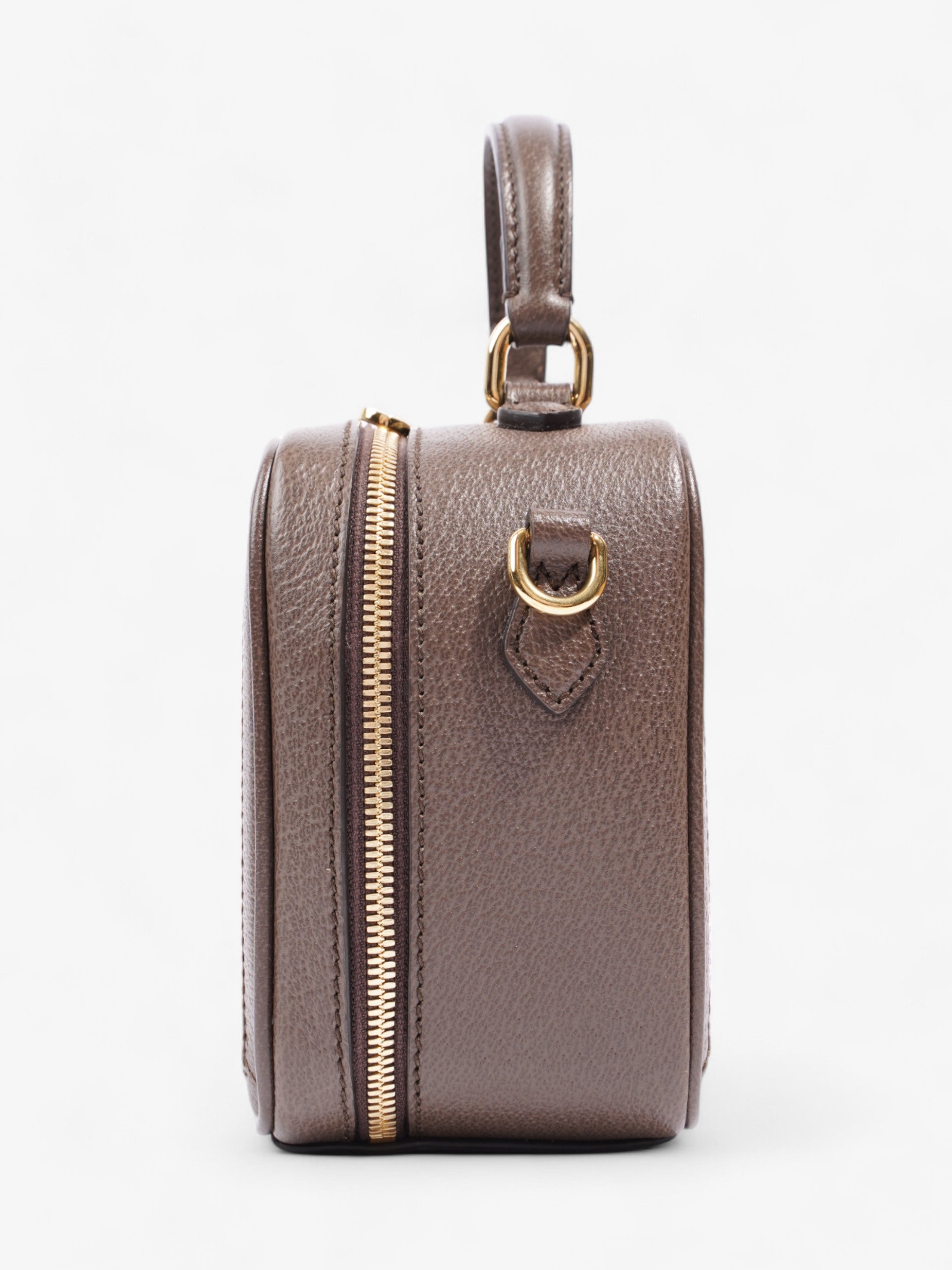 Gucci Ophidia Top Handle GG Supreme / Green / Red Canvas Mini