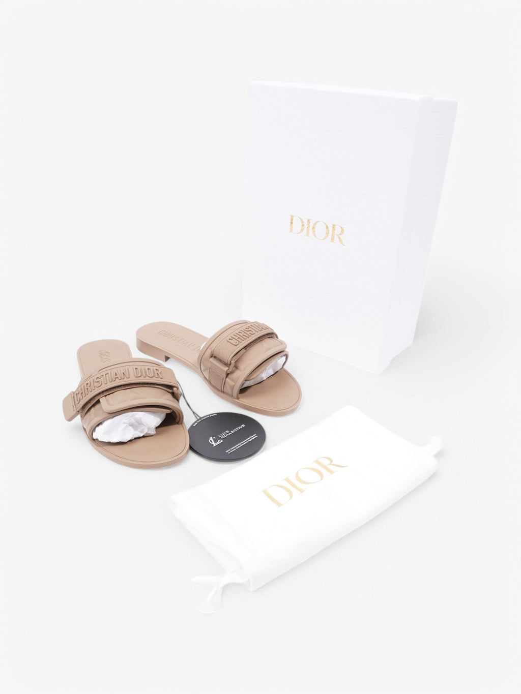 Christian Dior DIOREVOLUTION Brown Rubber EU 38 UK 5