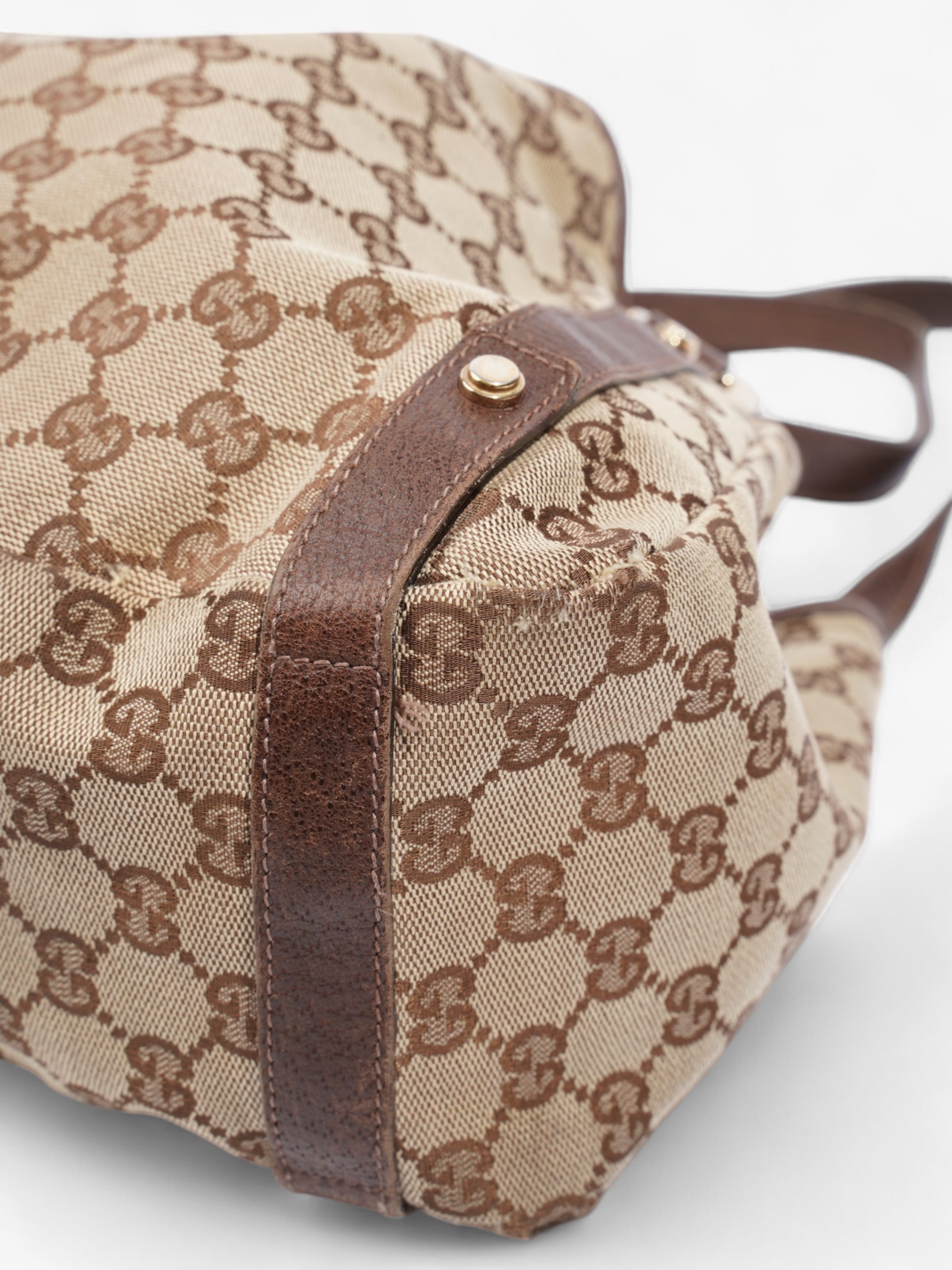 Gucci Abbey Tote GG Supreme / Brown Canvas