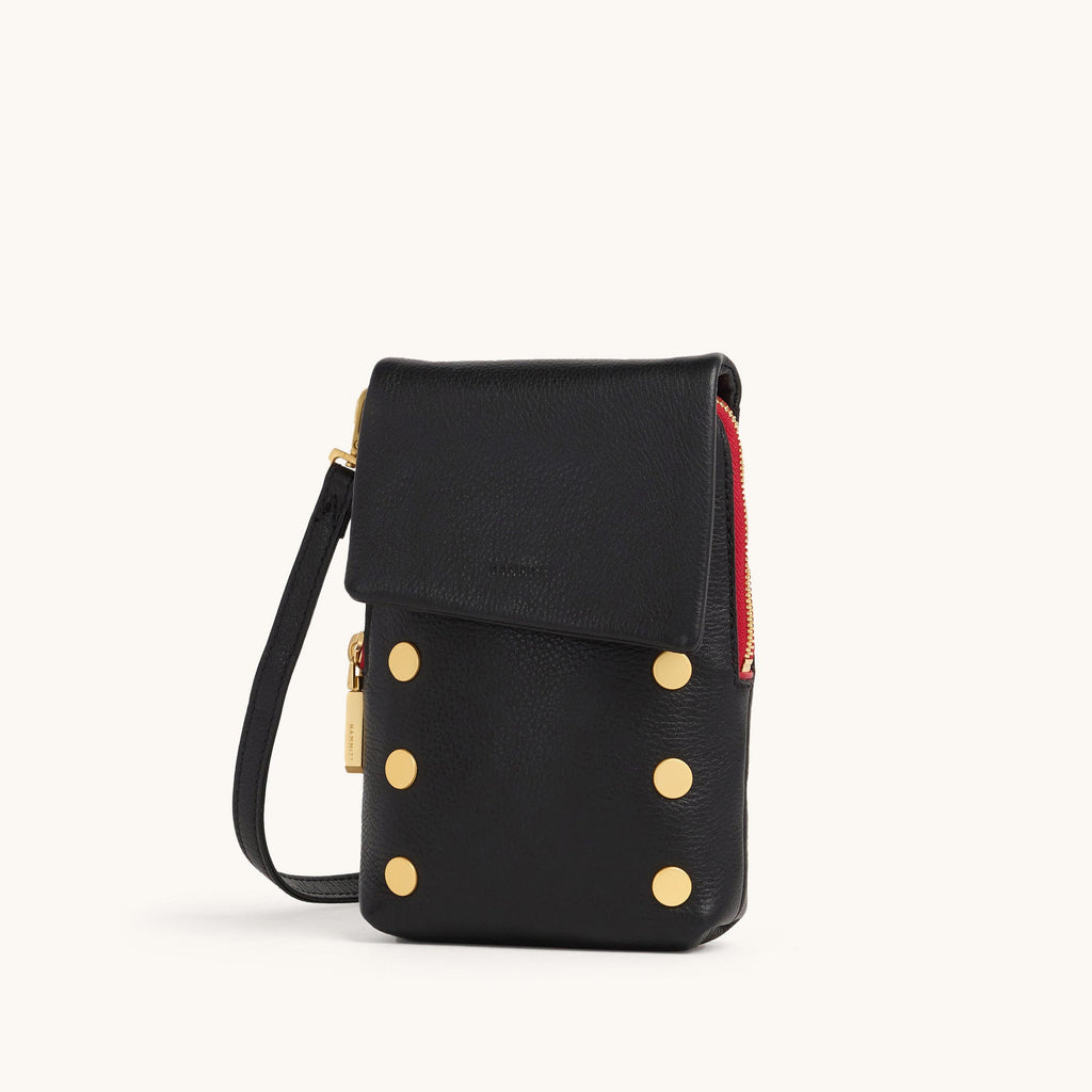 VIP Mobile | Black/Brushed Gold Red Zip