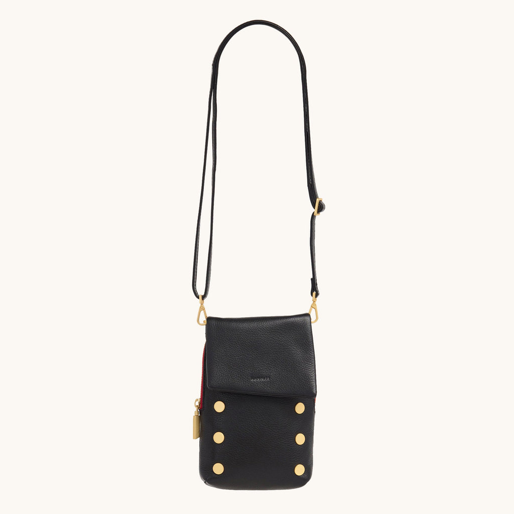 VIP Mobile | Black/Brushed Gold Red Zip