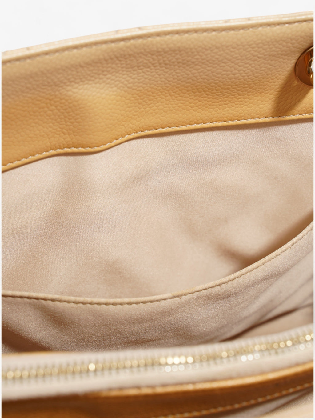 Chanel Grand Shopping Tote Neutral Caviar Leather