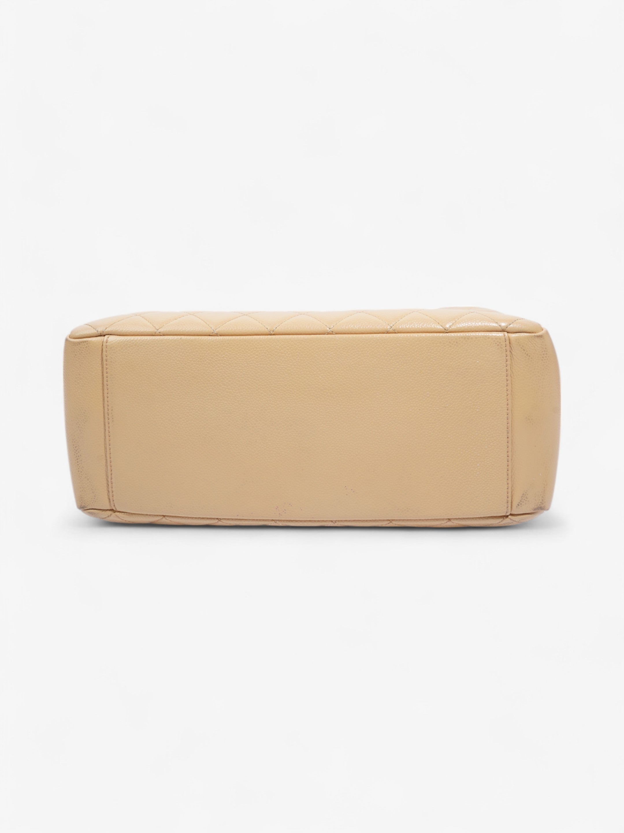 Chanel Grand Shopping Tote Neutral Caviar Leather
