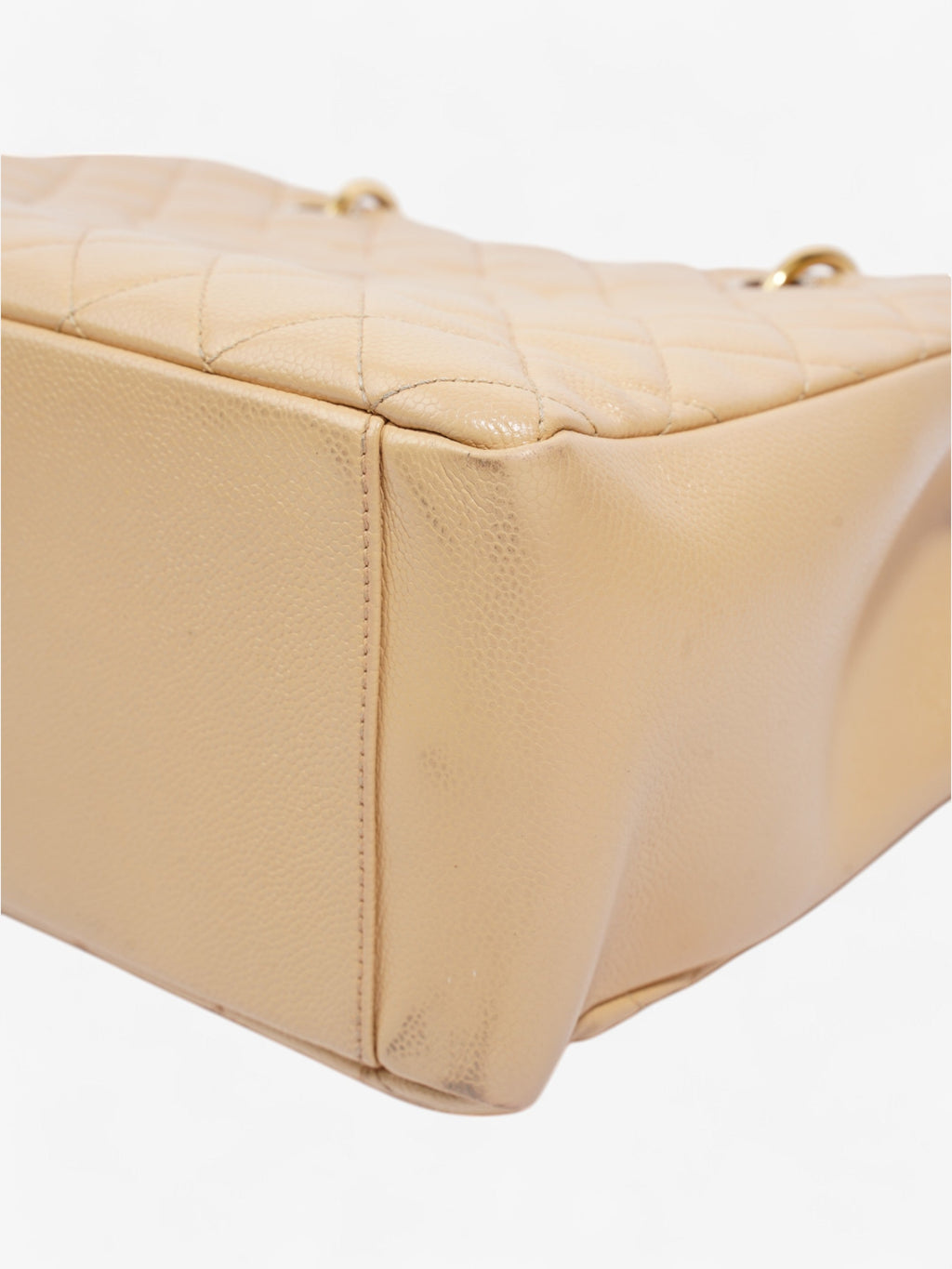 Chanel Grand Shopping Tote Neutral Caviar Leather