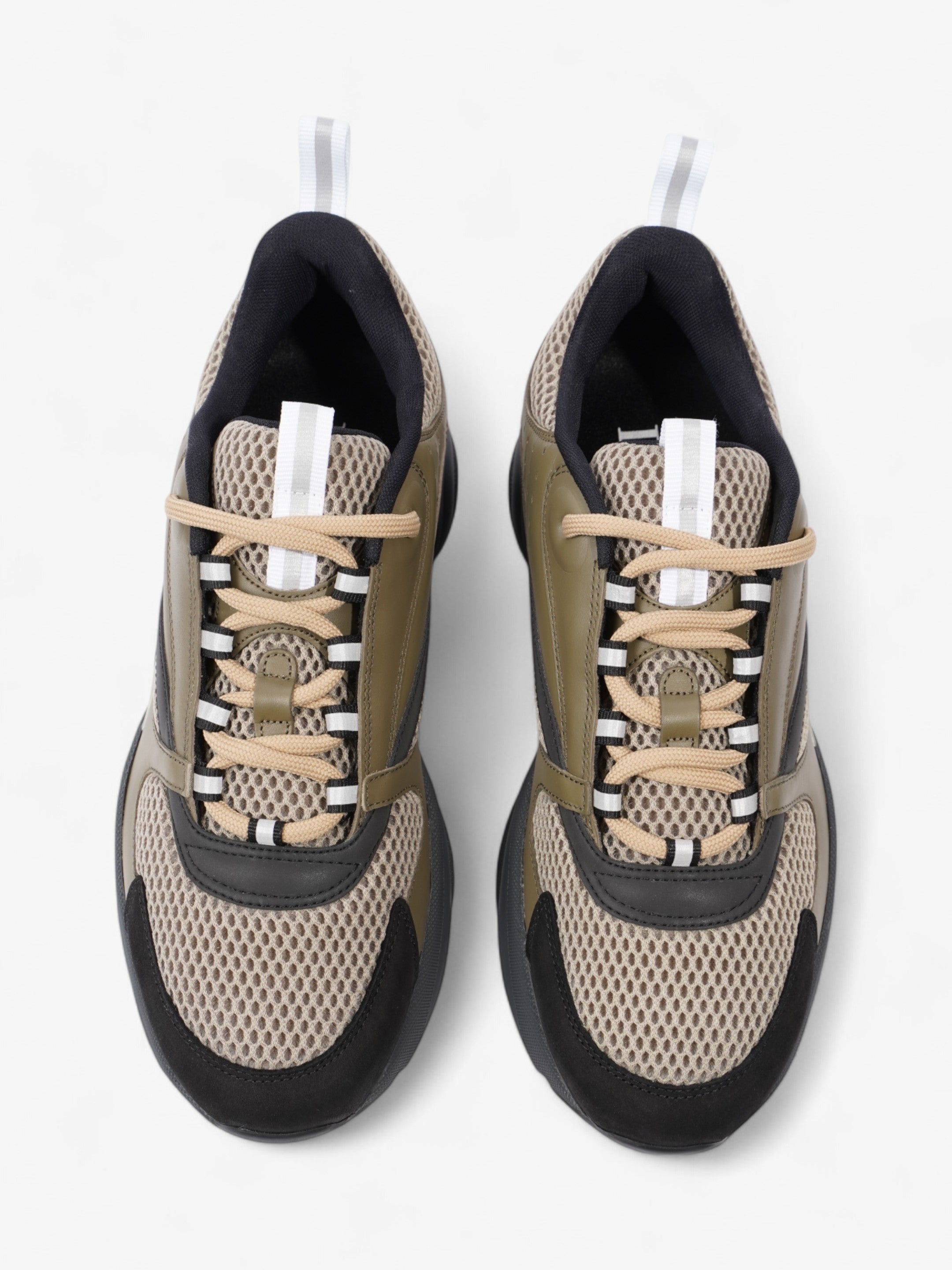 Christian Dior B22 Khaki / Black / White Mesh EU 42 UK 8