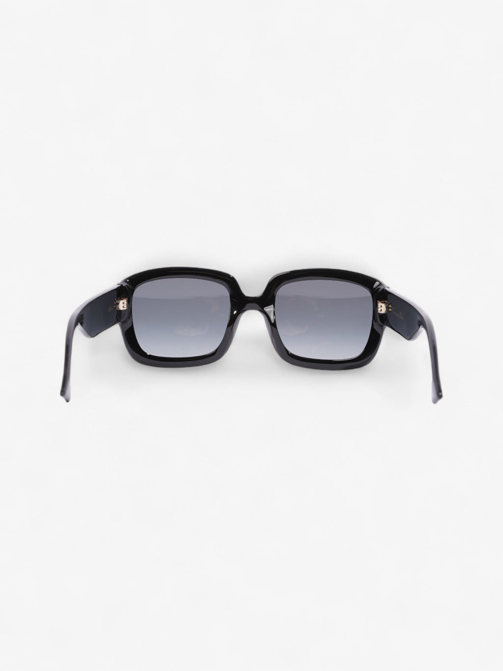 Christian Dior Square Sunglasses Black Acetate 145mm