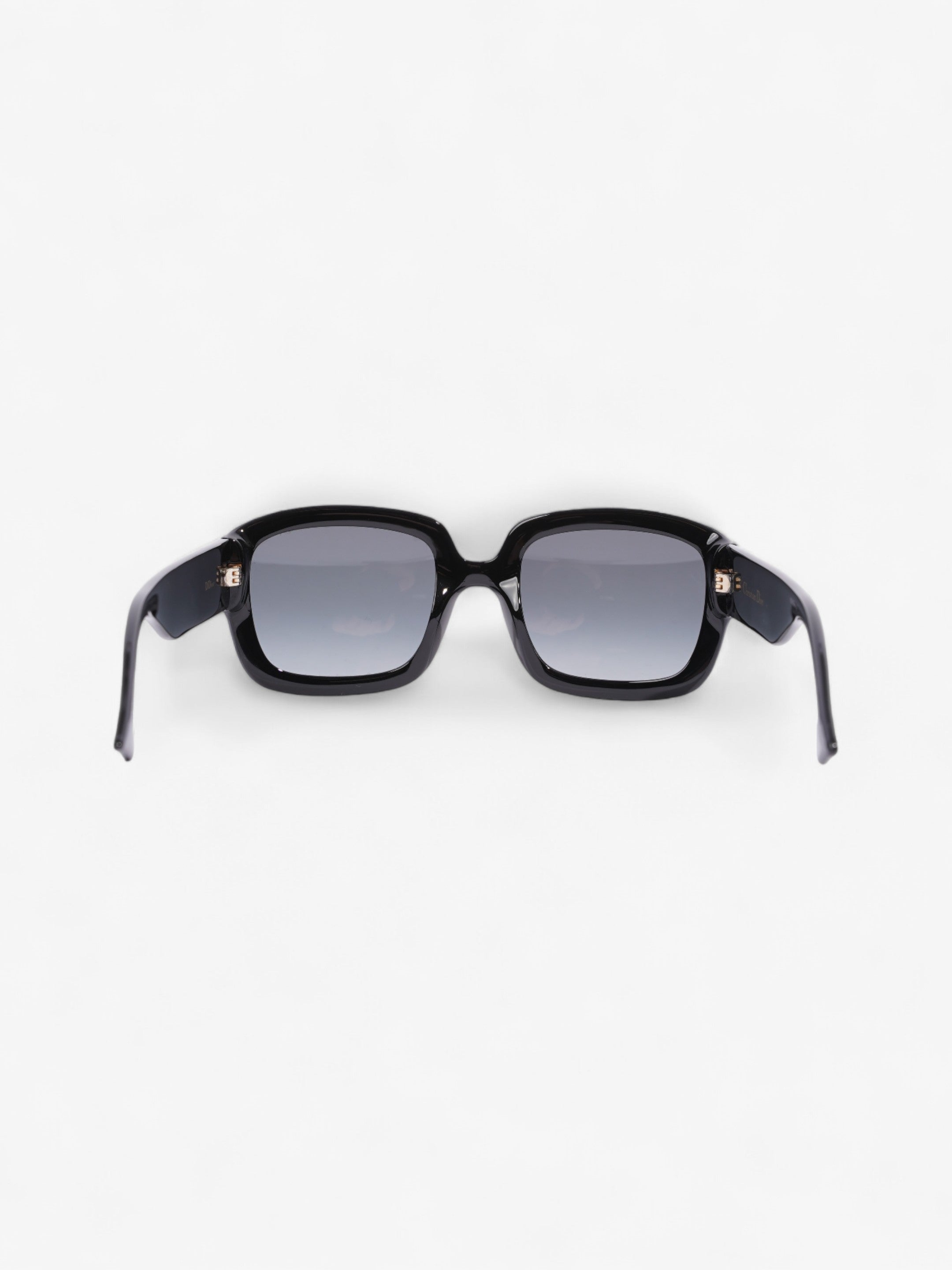 Christian Dior Square Sunglasses Black Acetate 145mm