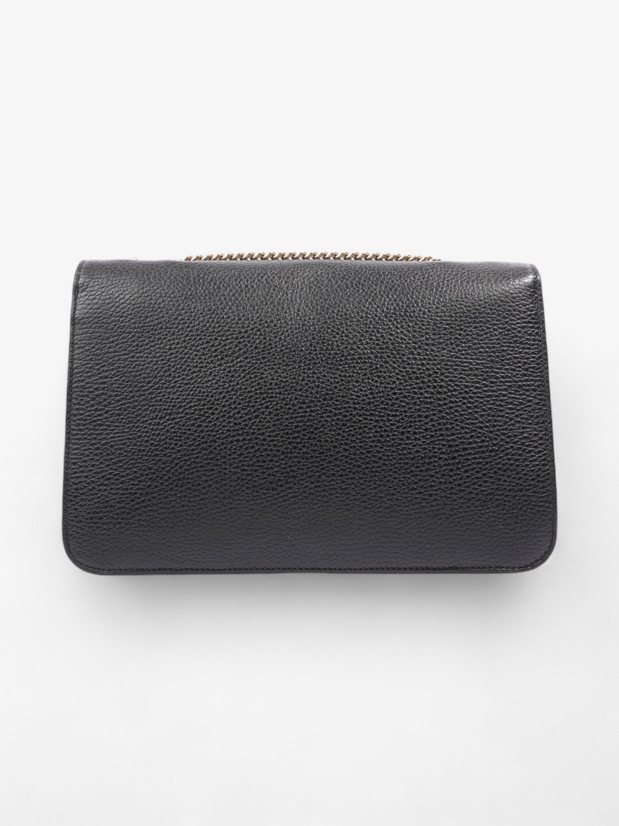 Gucci Interlocking GG Crossbody Bag Black Leather