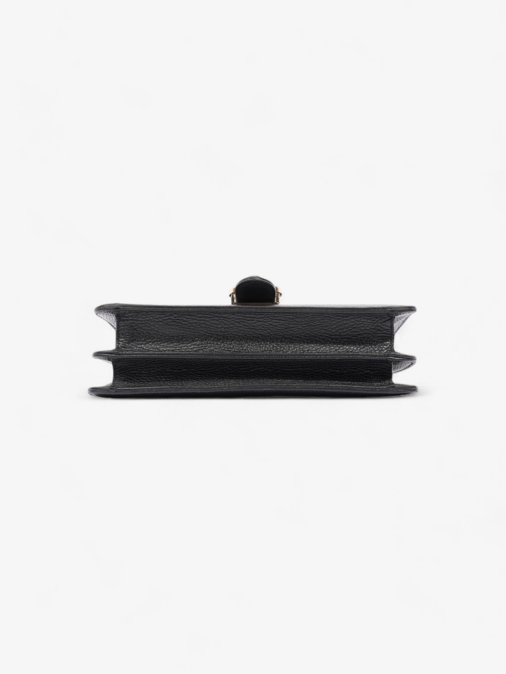 Gucci Interlocking GG Crossbody Bag Black Leather