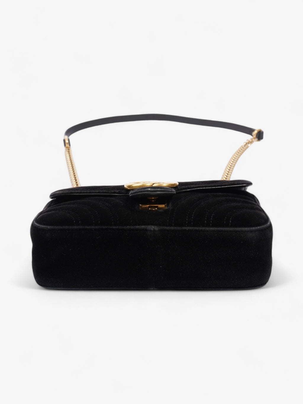 Gucci Marmont Flap Black Velvet Mini