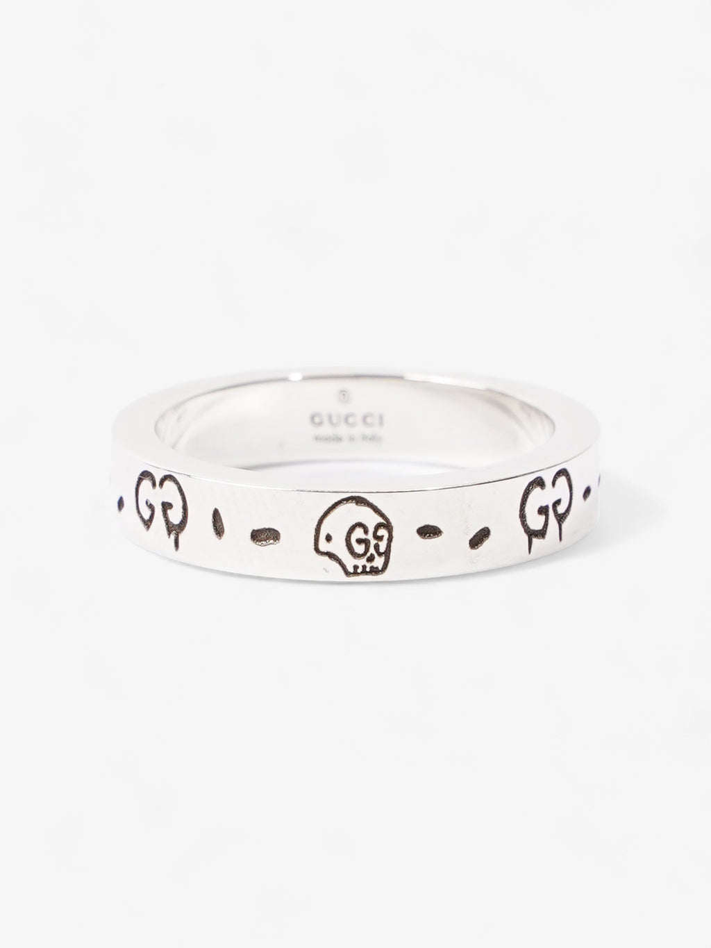 Gucci Ghost Ring Silver Silver Sterling 13 (Circumference - 53mm)