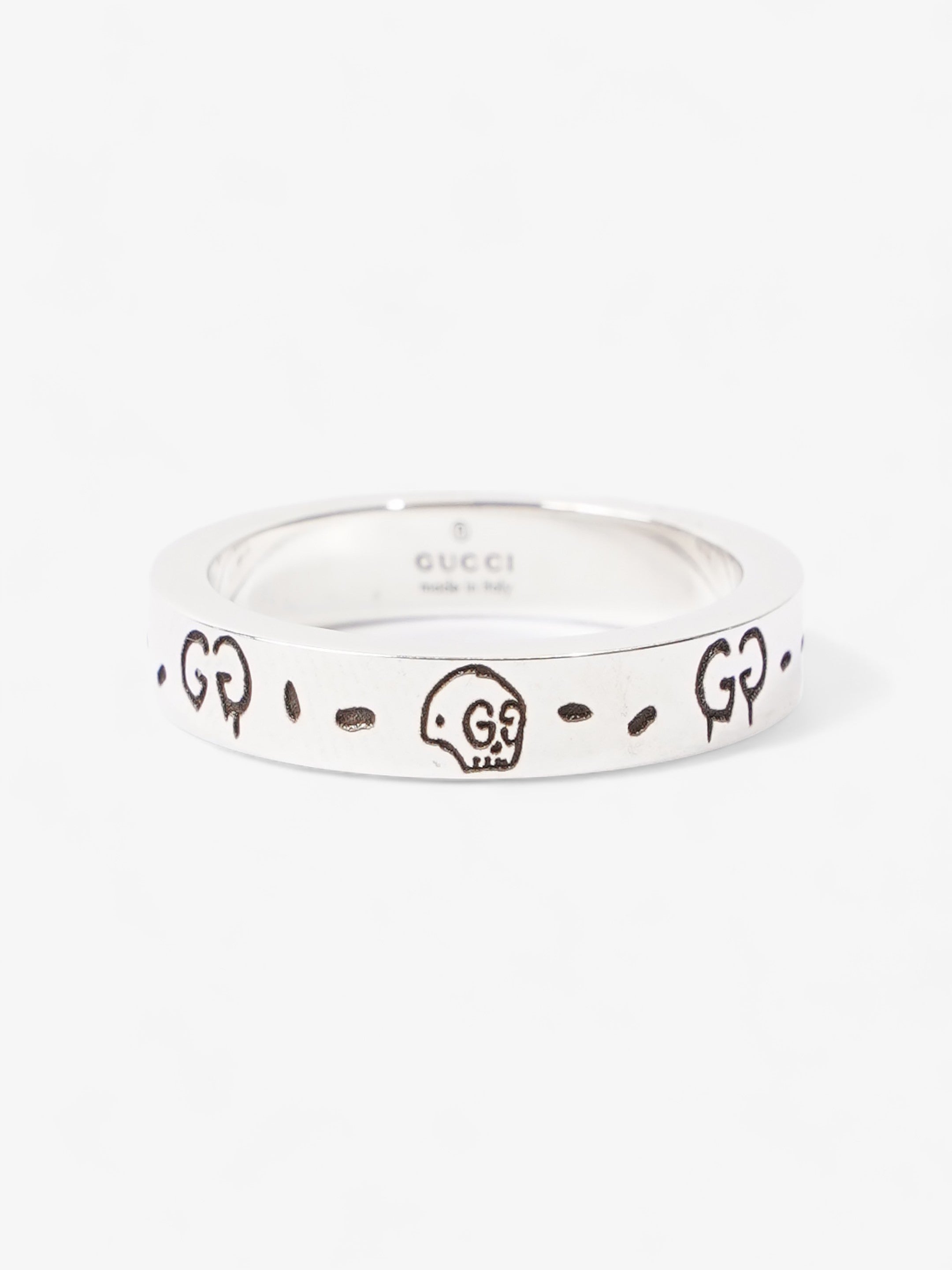 Gucci Ghost Ring Silver Silver Sterling 13 (Circumference - 53mm)