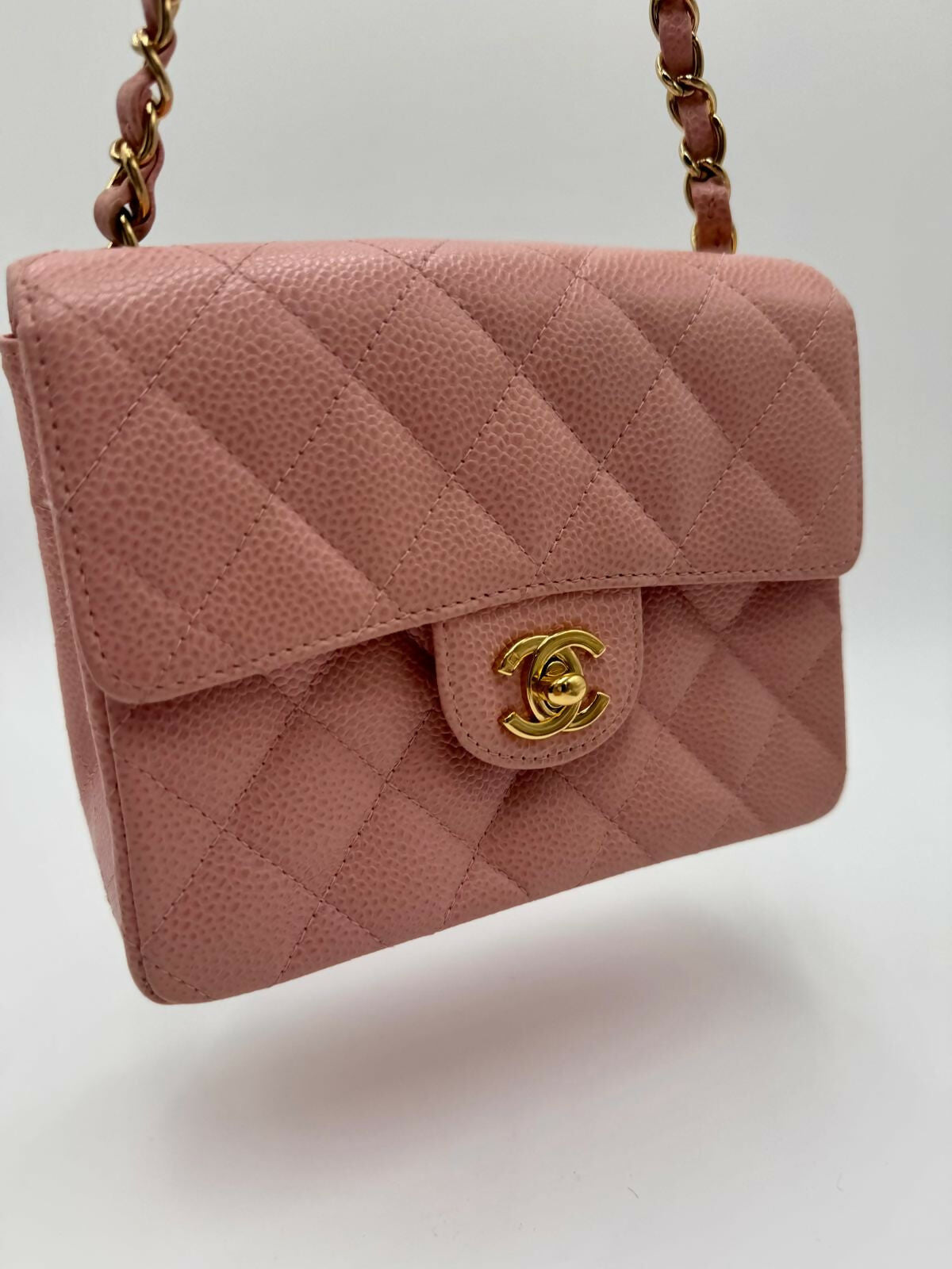 Chanel Vintage Mini Caviar Flap Bag