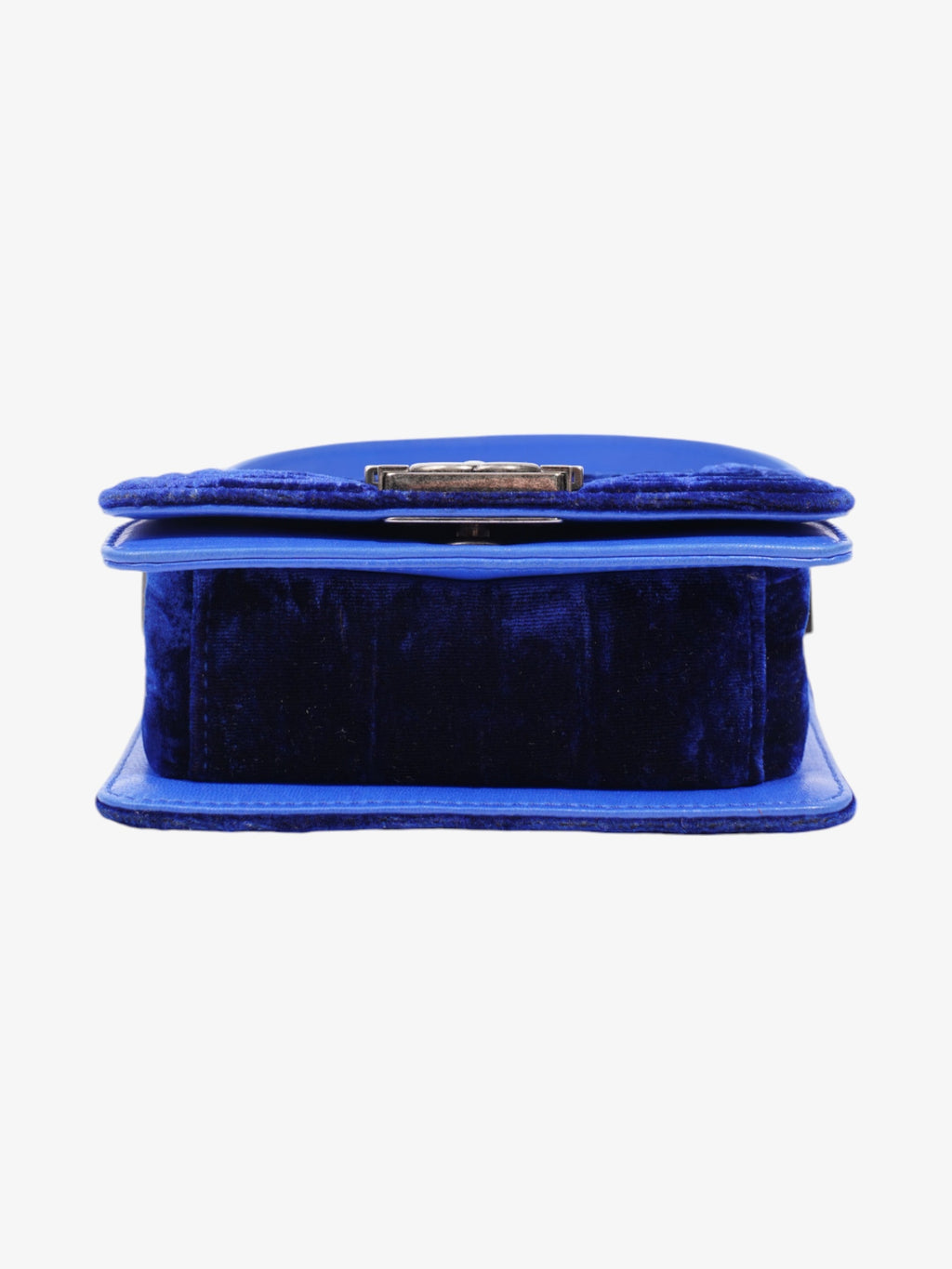 Chanel Boy Bag Royal Blue Velvet Mini