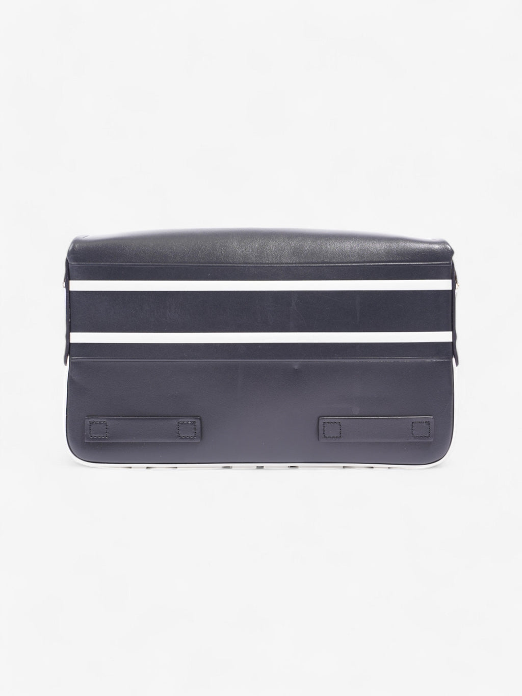 Christian Dior Diorcamp Bag Navy / White Leather Small