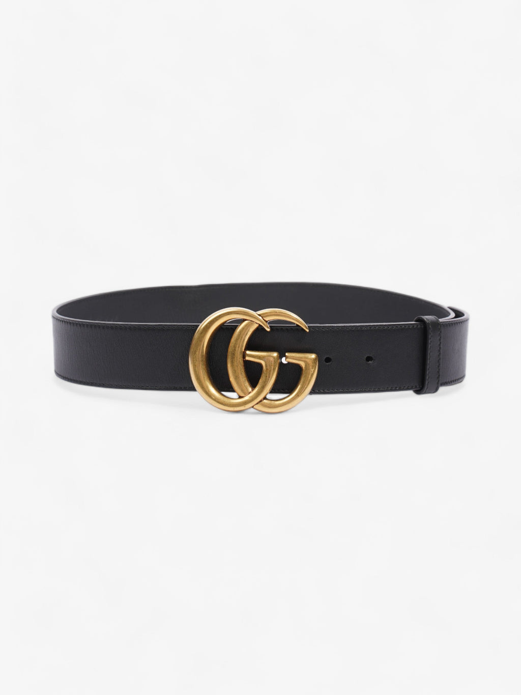 Gucci GG Marmont Belt Black Leather 75cm 30"