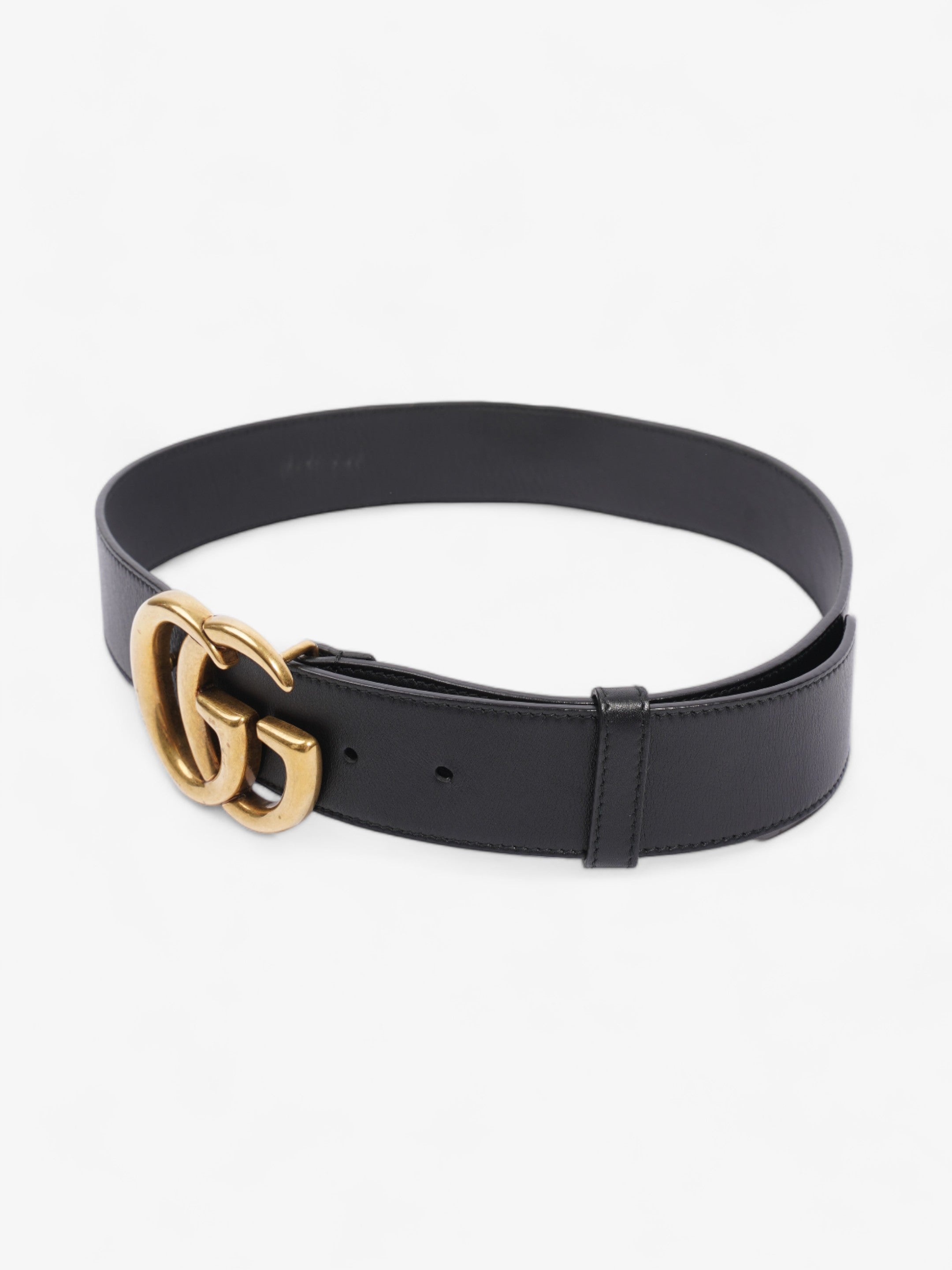 Gucci GG Marmont Belt Black Leather 75cm 30"