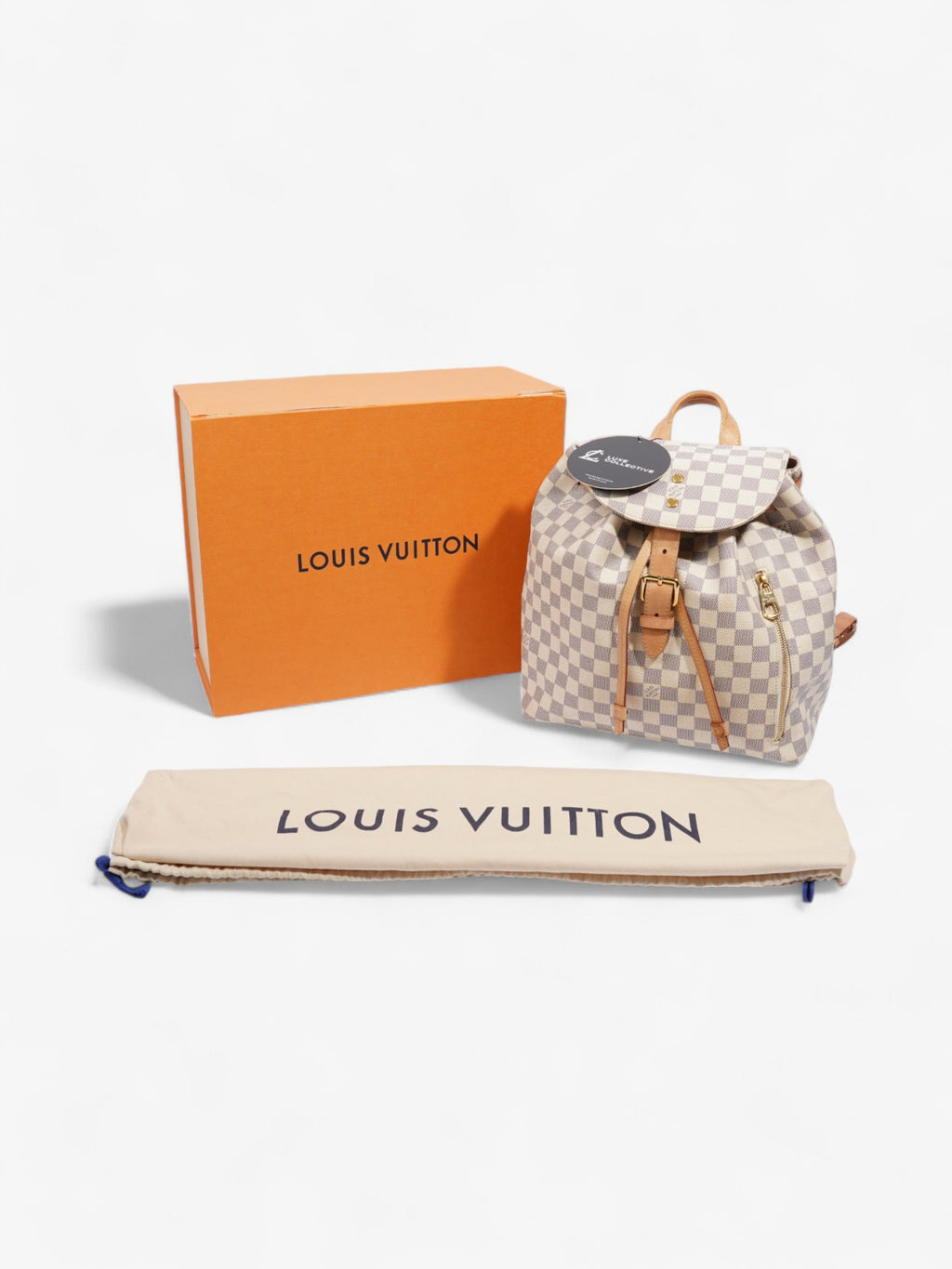 Louis Vuitton Sperone Backpack Damier Azur Coated Canvas