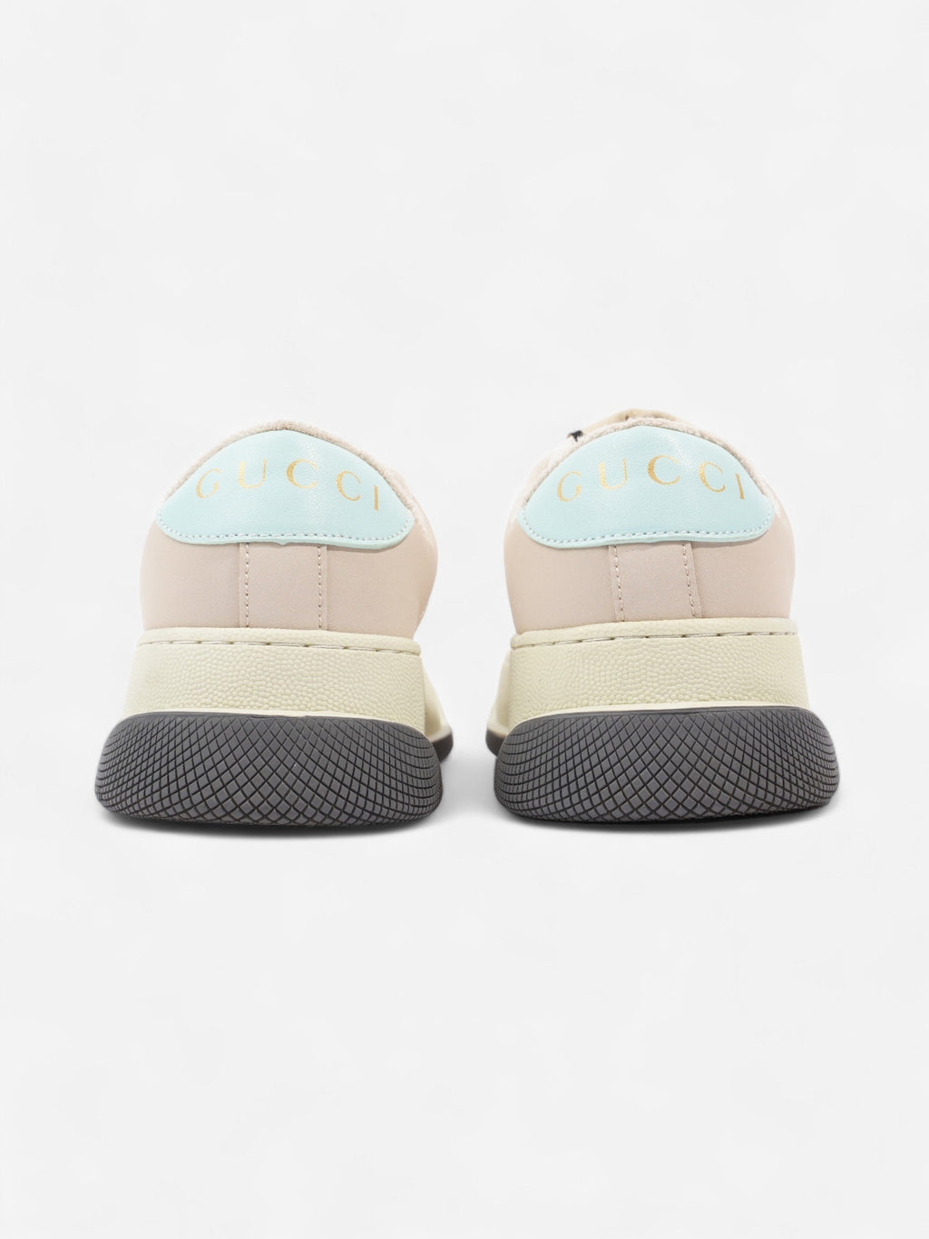 Gucci Screener Sneakers Pink / Beige / Teel Canvas EU 37 UK 4