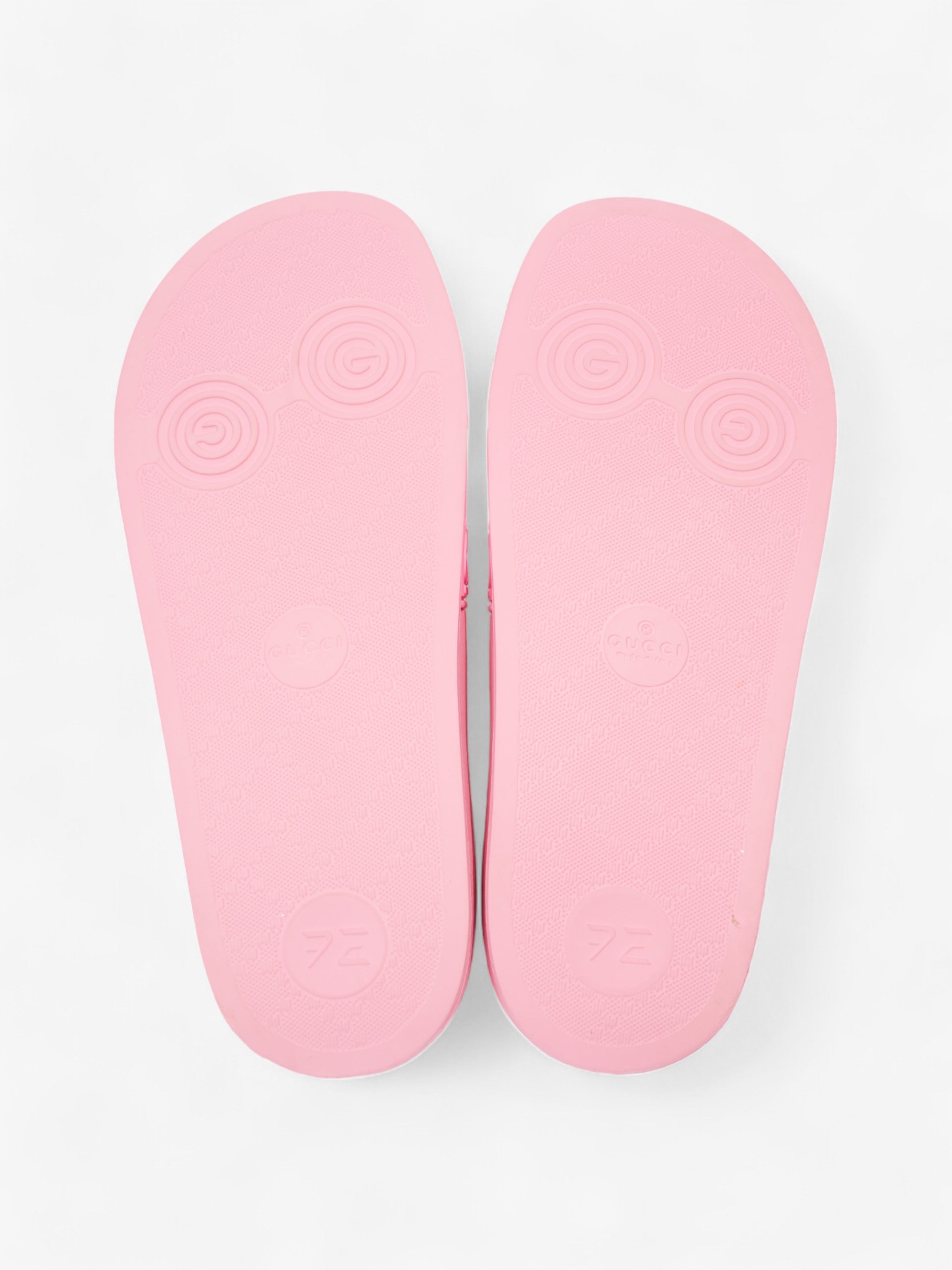 Gucci GG Sliders Pink Rubber EU 38 UK 5