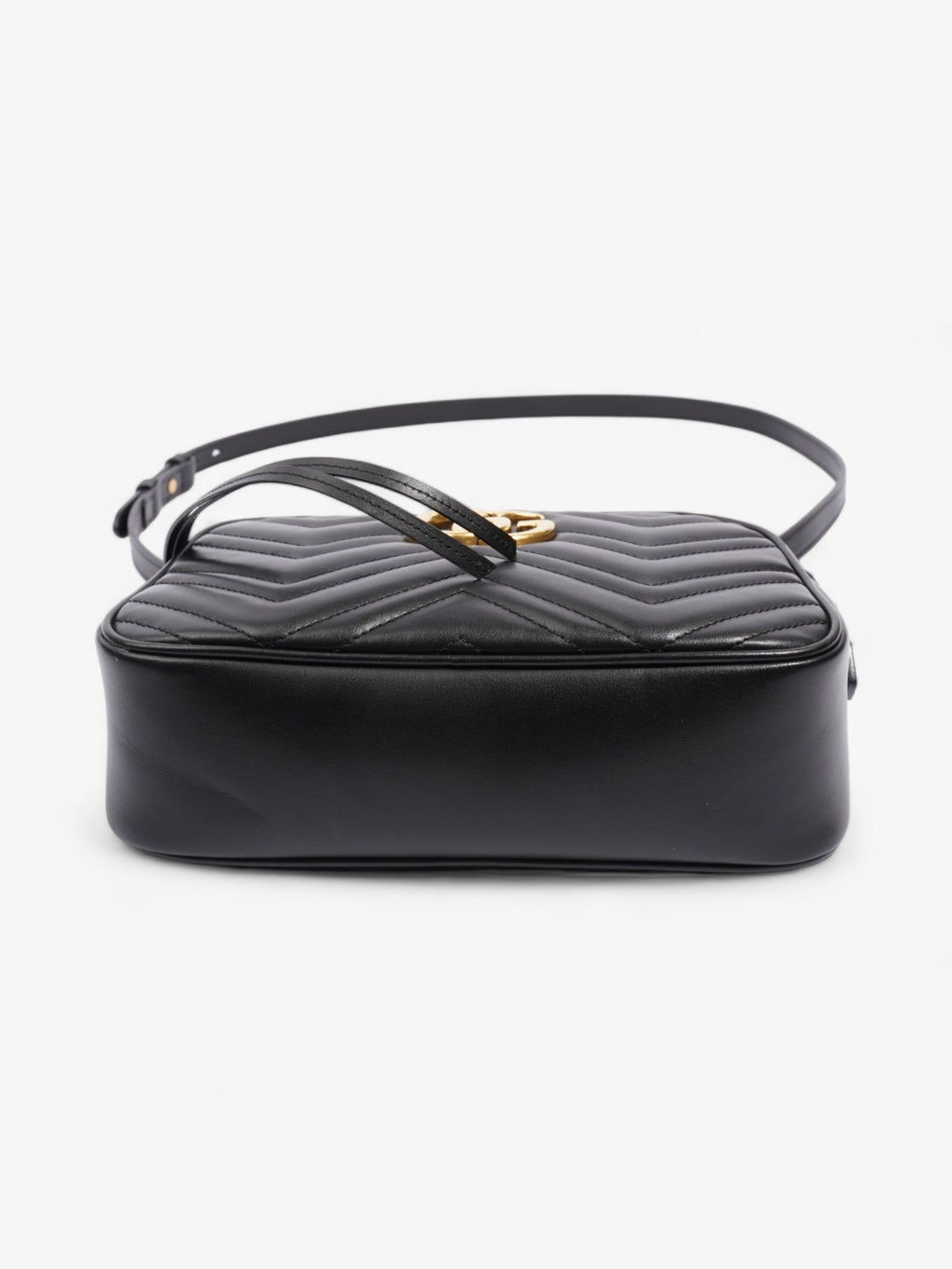 Gucci GG Marmont Black Matelasse Leather Small