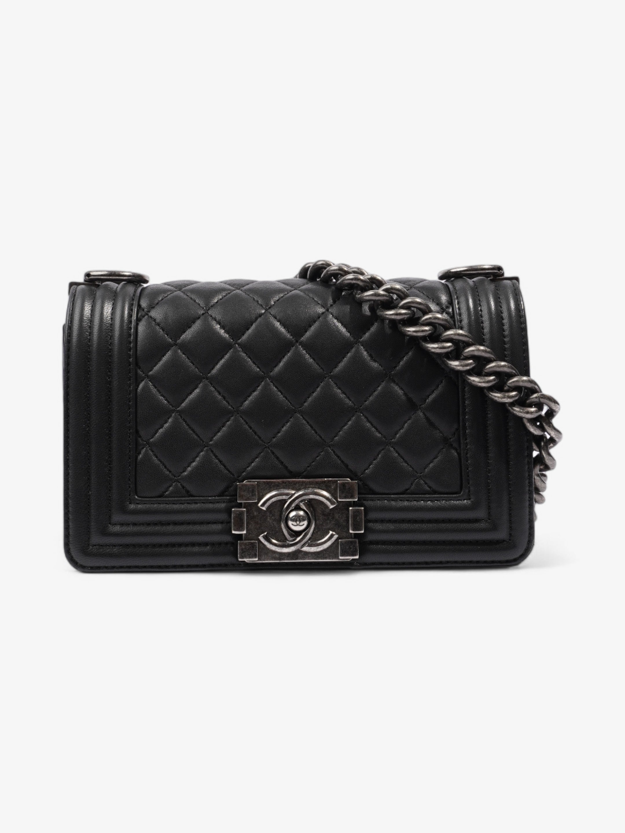 Chanel Boy Bag Black Leather Small