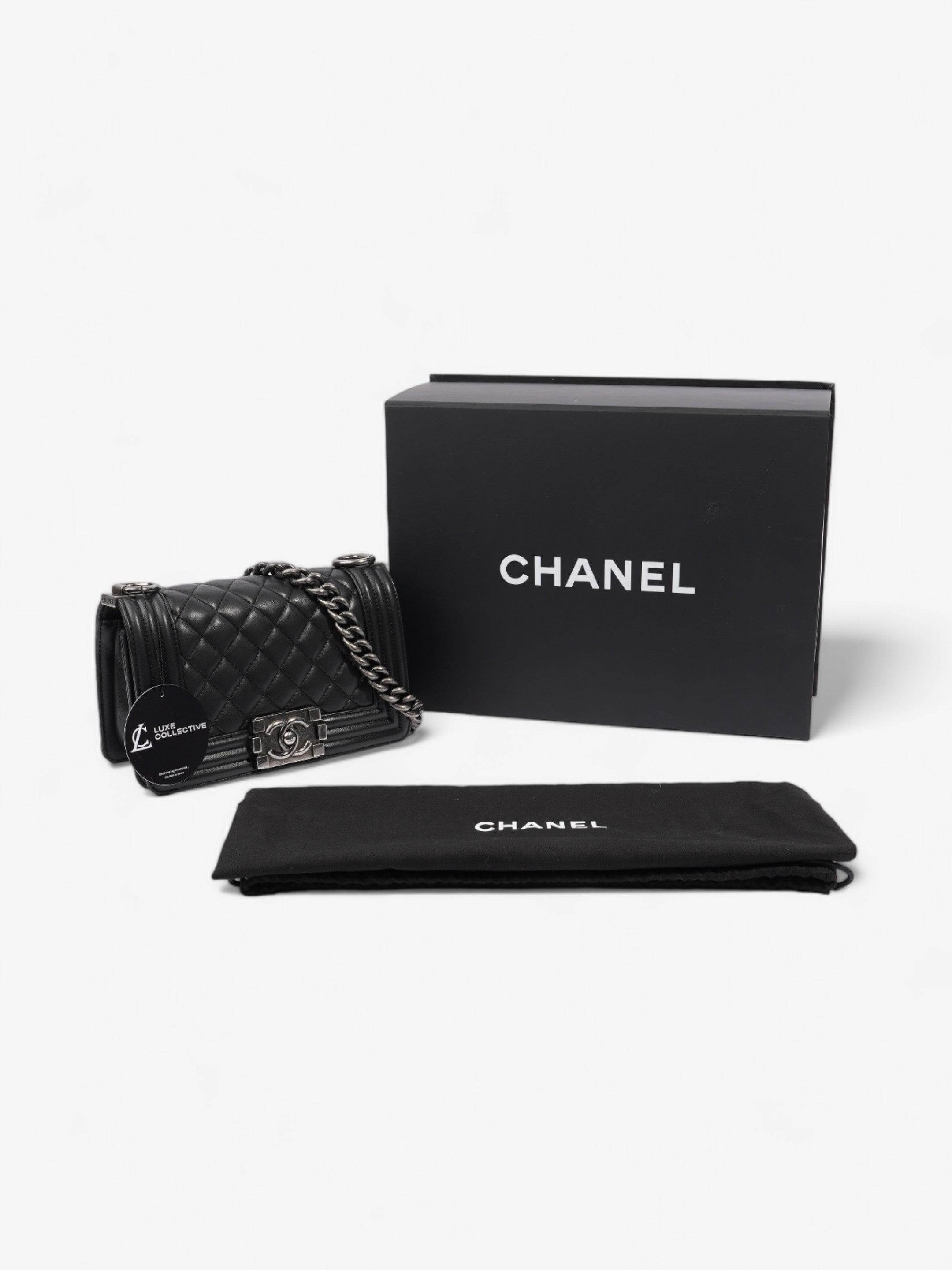 Chanel Boy Bag Black Leather Small