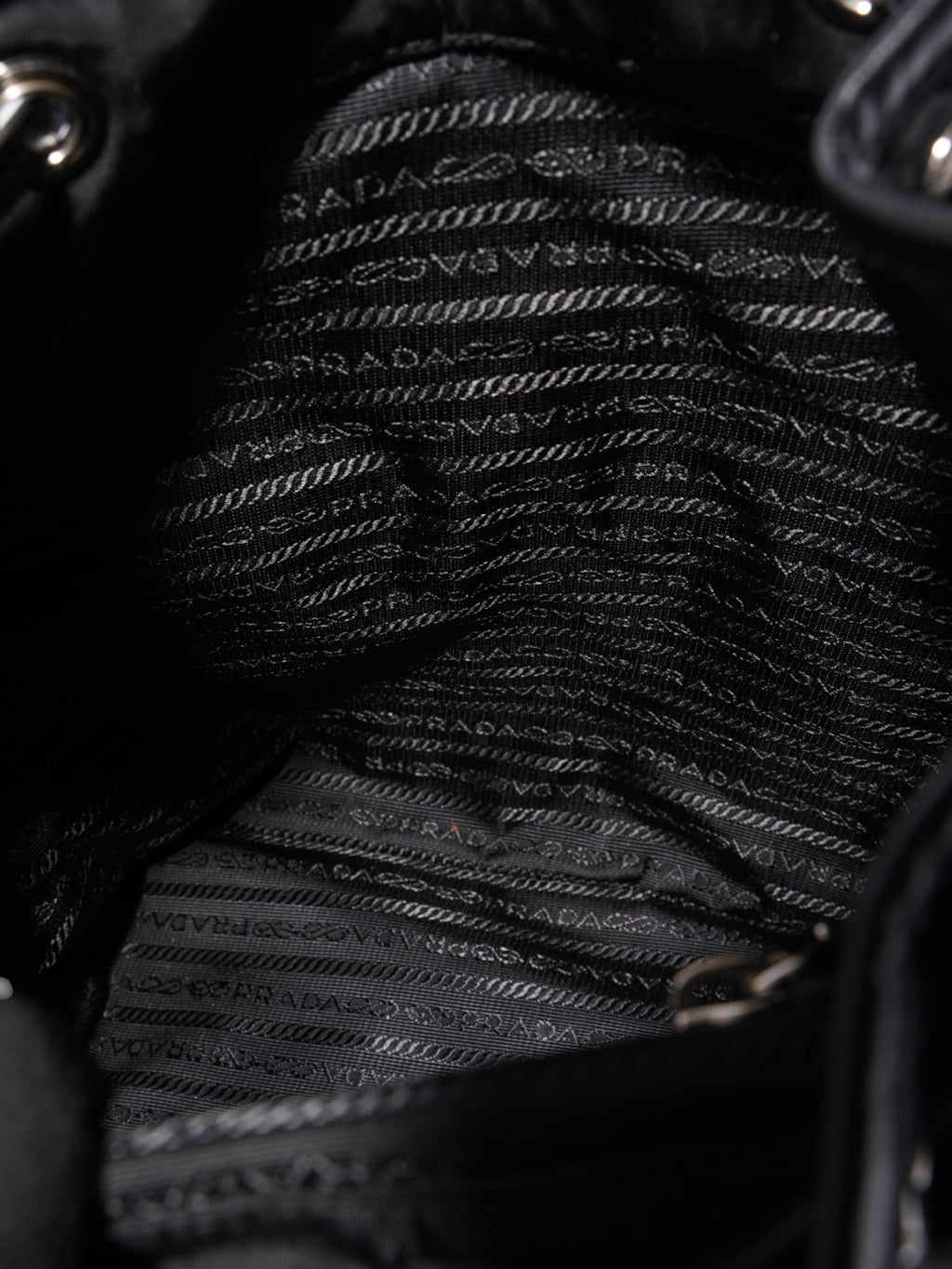 Prada Backpack Black Nylon