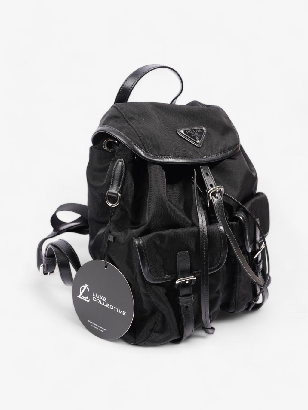 Prada Backpack Black Nylon