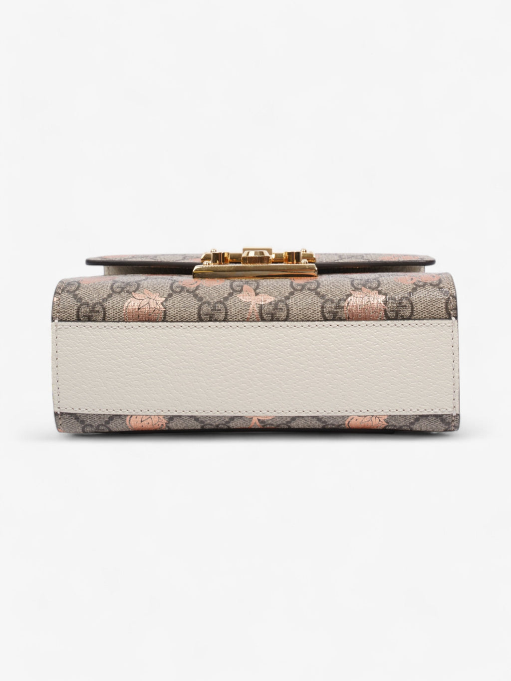 Gucci Padlock Berry Shoulder Bag GG Supreme / Rose Gold Canvas Small