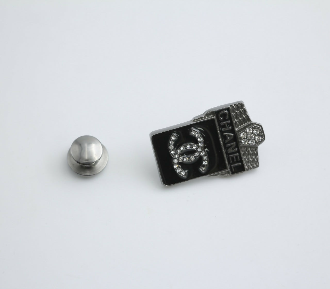 Chanel 09A Metal Moscow Series Badge Brooch