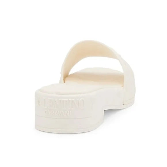 VALENTINO GARAVANI ATELIER SCULPTED PLATFORM POOLSIDE SLIDE MULES