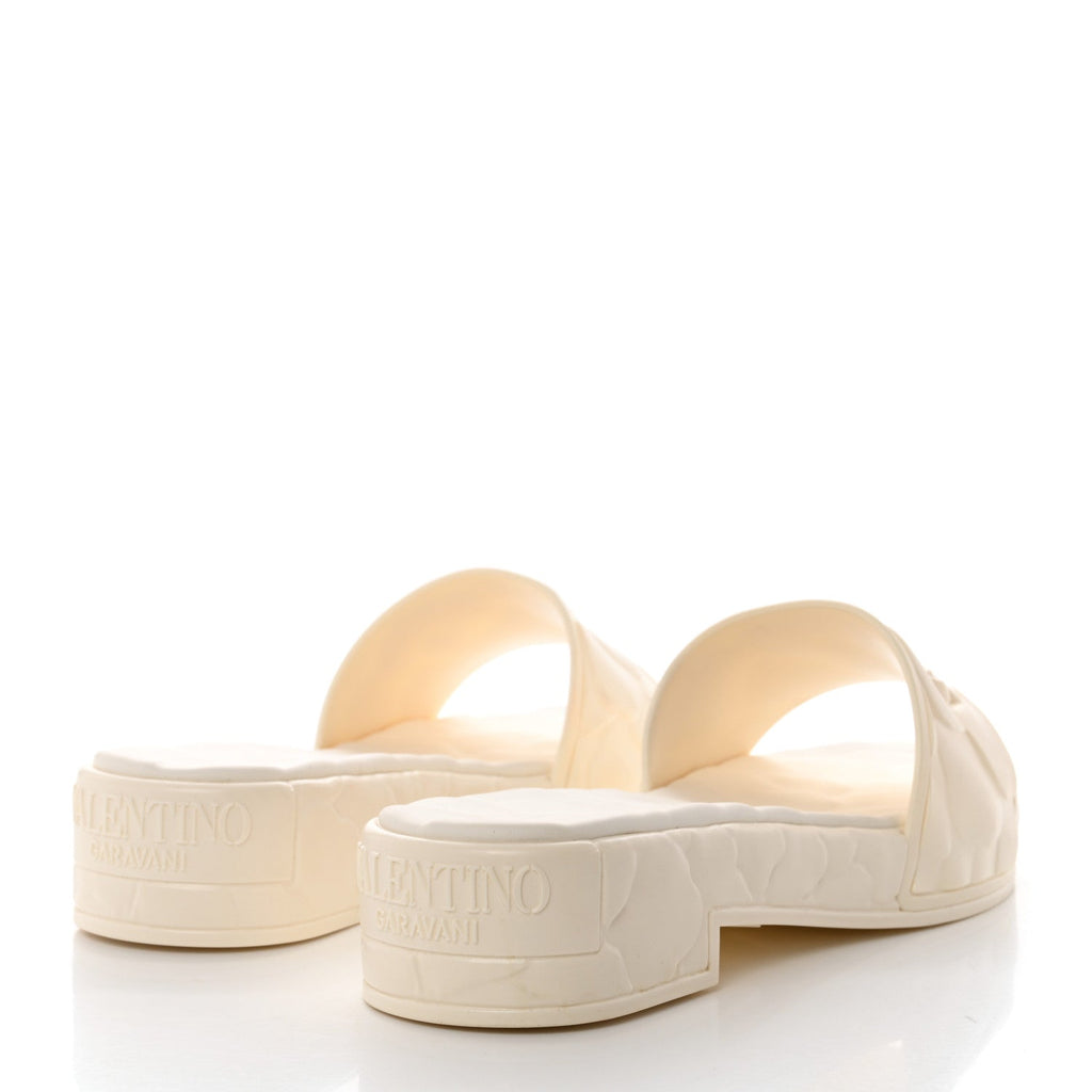 VALENTINO GARAVANI ATELIER SCULPTED PLATFORM POOLSIDE SLIDE MULES