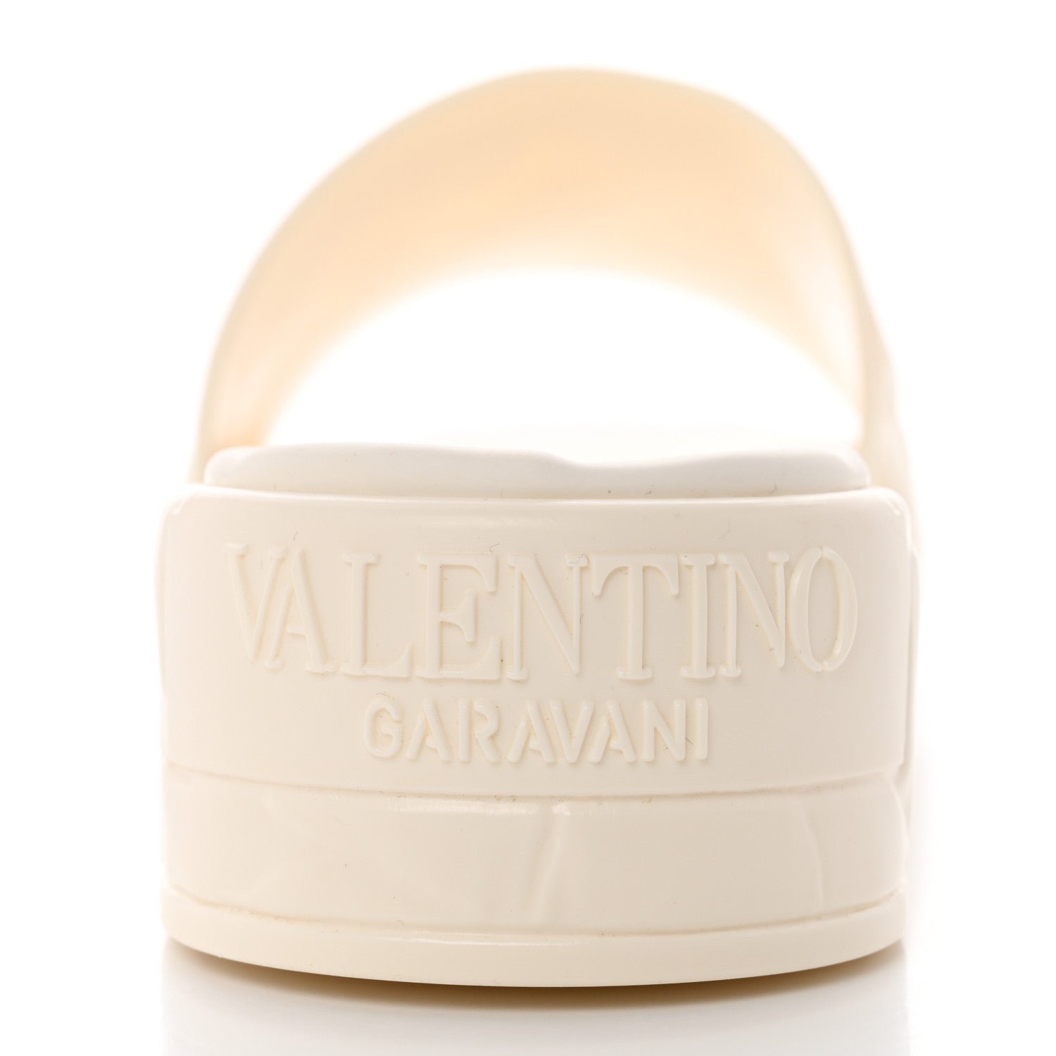 VALENTINO GARAVANI ATELIER SCULPTED PLATFORM POOLSIDE SLIDE MULES