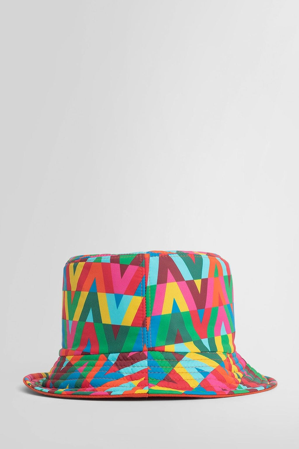 VALENTINO GARAVANI REVERSIBLE MULTICOLOR OPTICAL BUCKET HAT