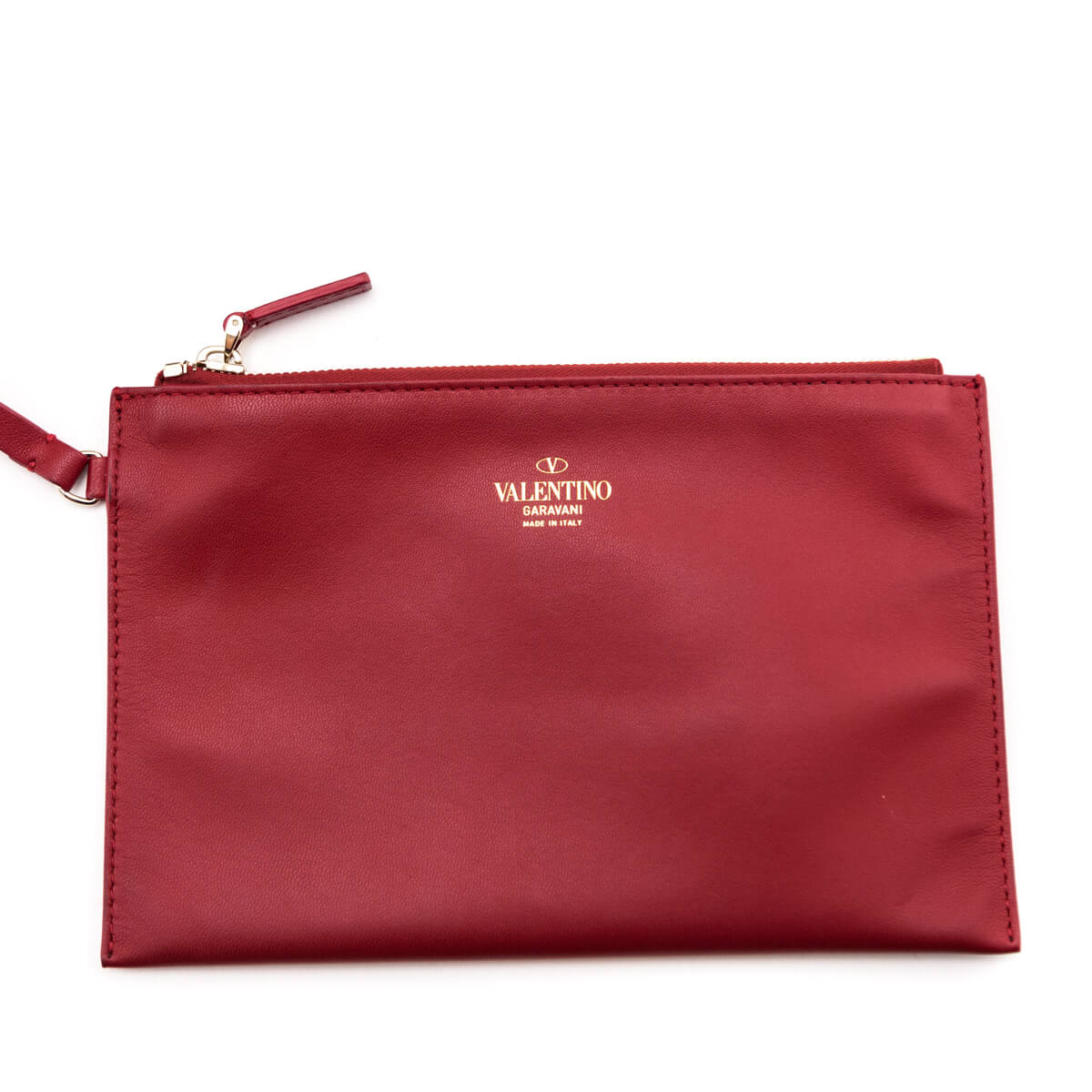 Valentino Beige & Red Le Troisieme Toile Iconographe Tote