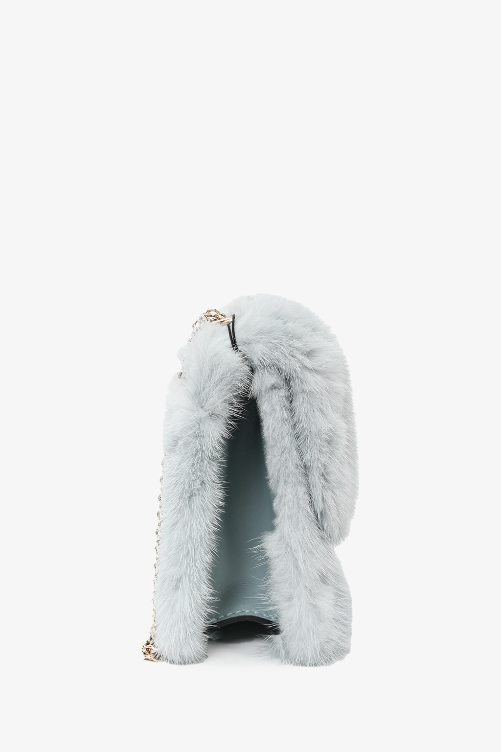 Valentino Blue Mink Glam Lock Shoulder Bag