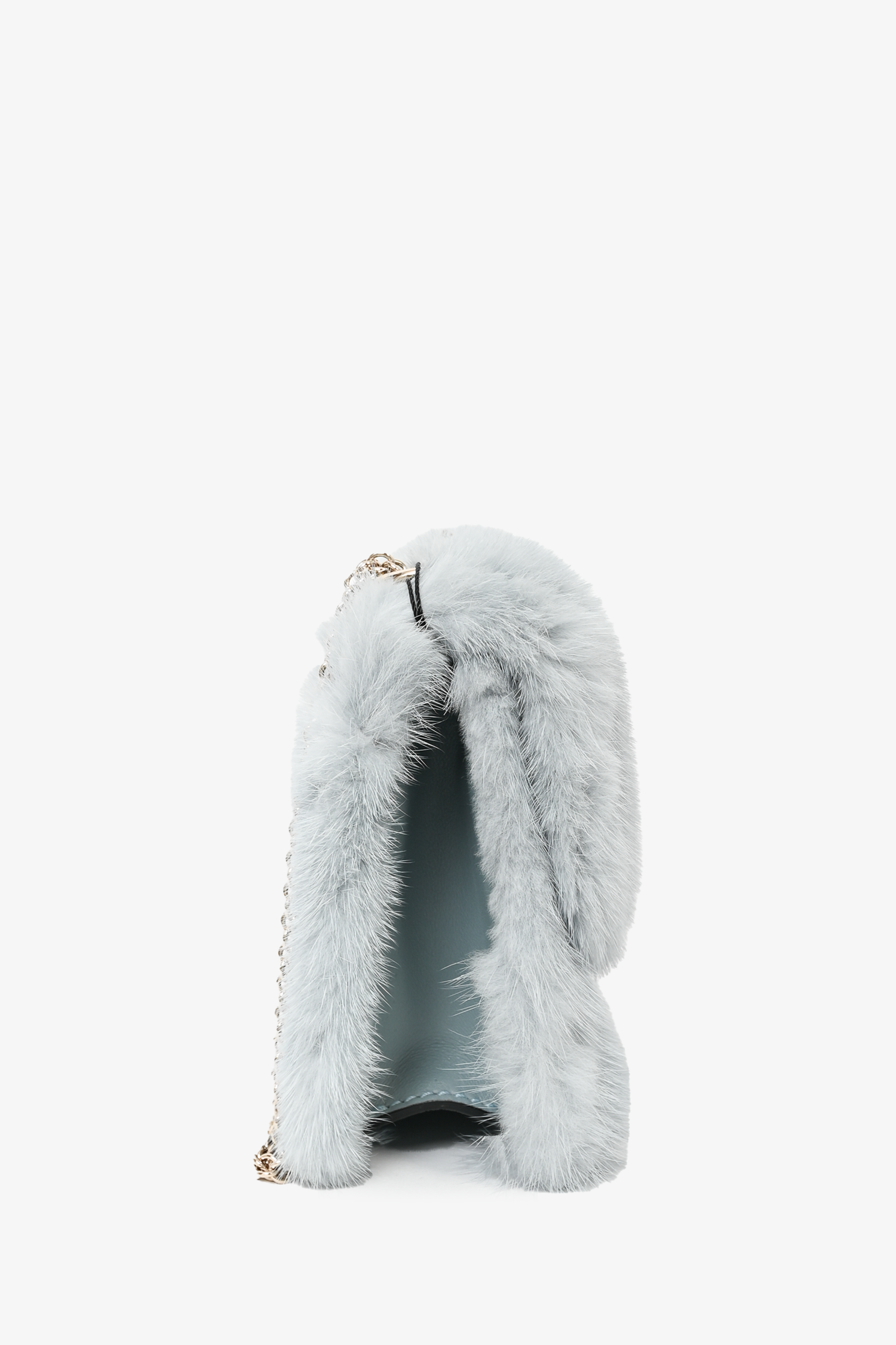 Valentino Blue Mink Glam Lock Shoulder Bag