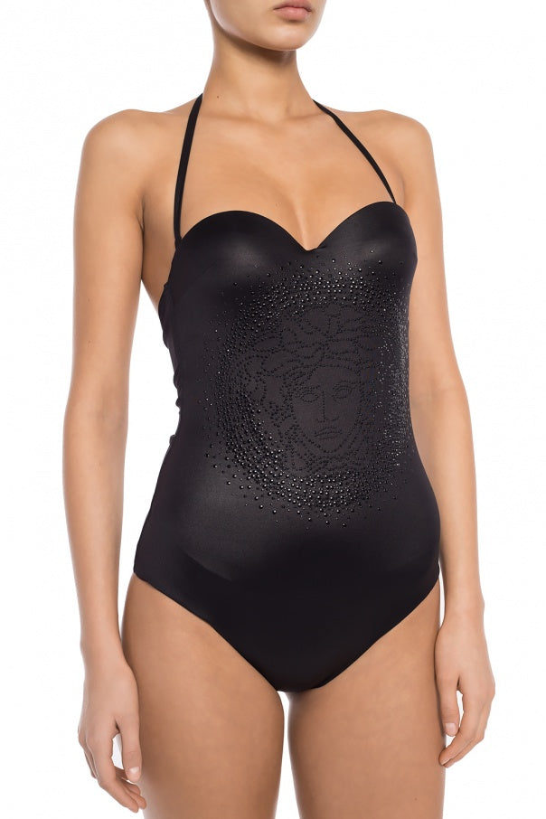 VERSACE BLACK ONE-PIECE SWIMSUIT